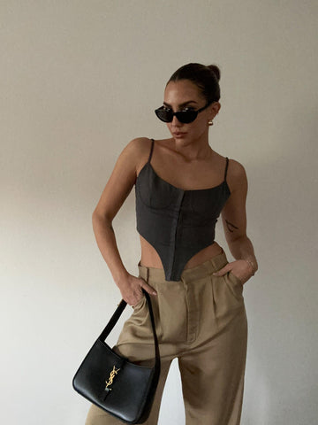 She's Suitable Bustier Top - SHOPLUNAB
