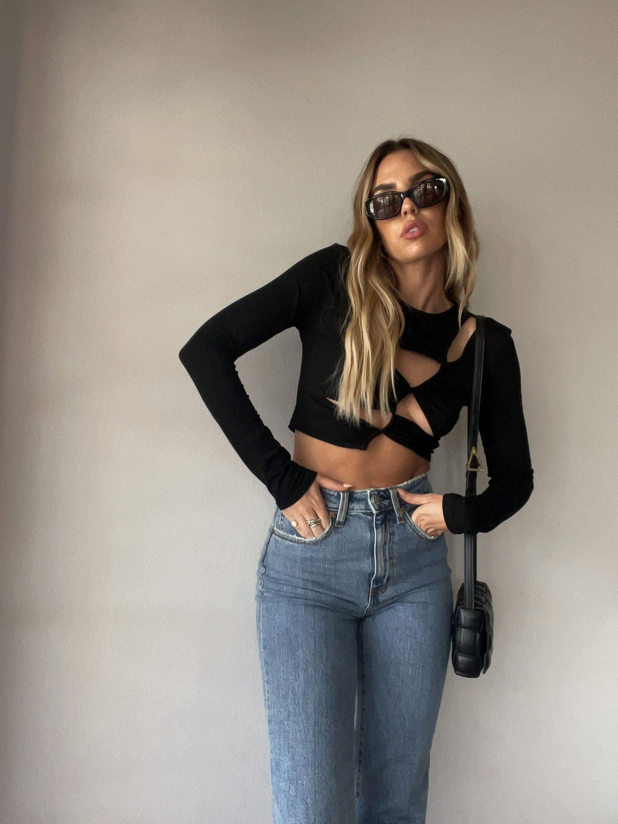 High Voltage Crop Top - FINAL SALE - SHOPLUNAB