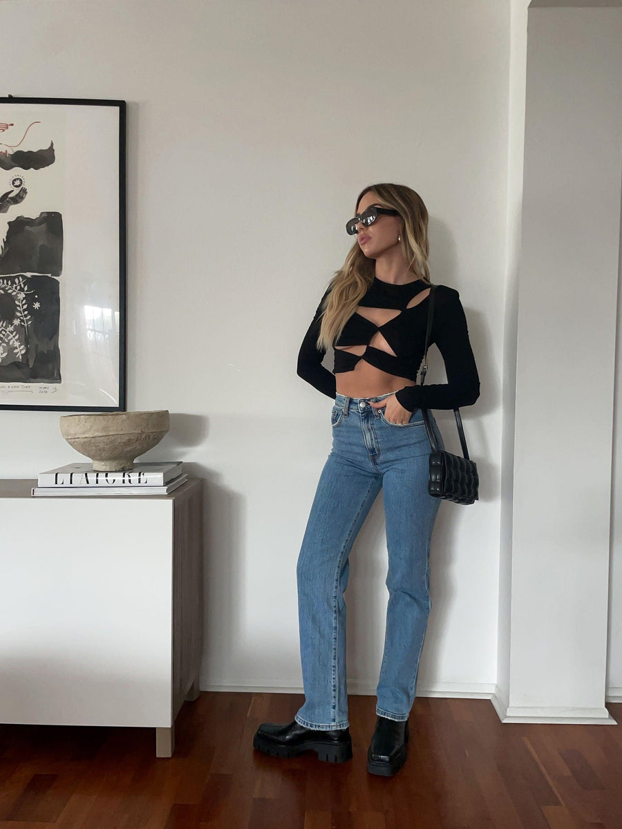 High Voltage Crop Top - FINAL SALE - SHOPLUNAB
