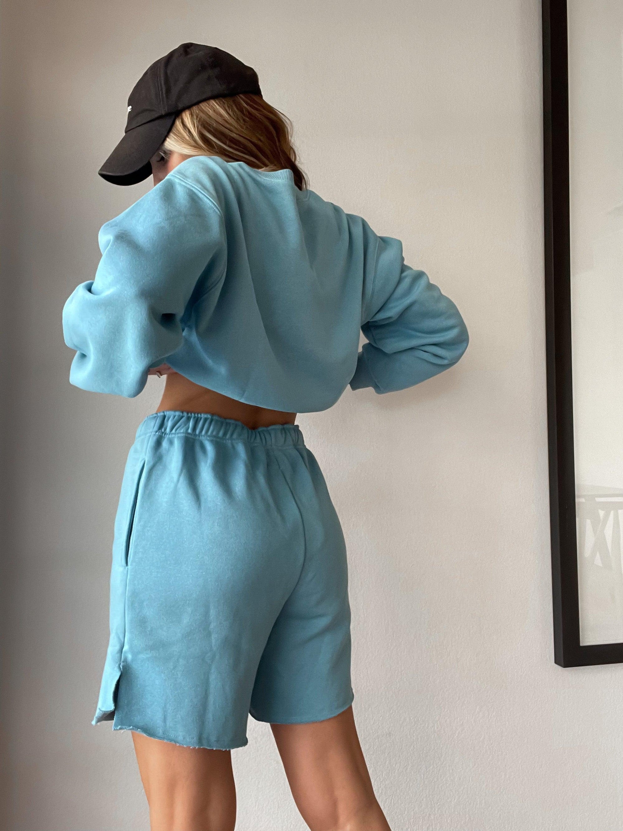 Partly Cloudy Crop Sweater - FINAL SALE - SHOPLUNAB