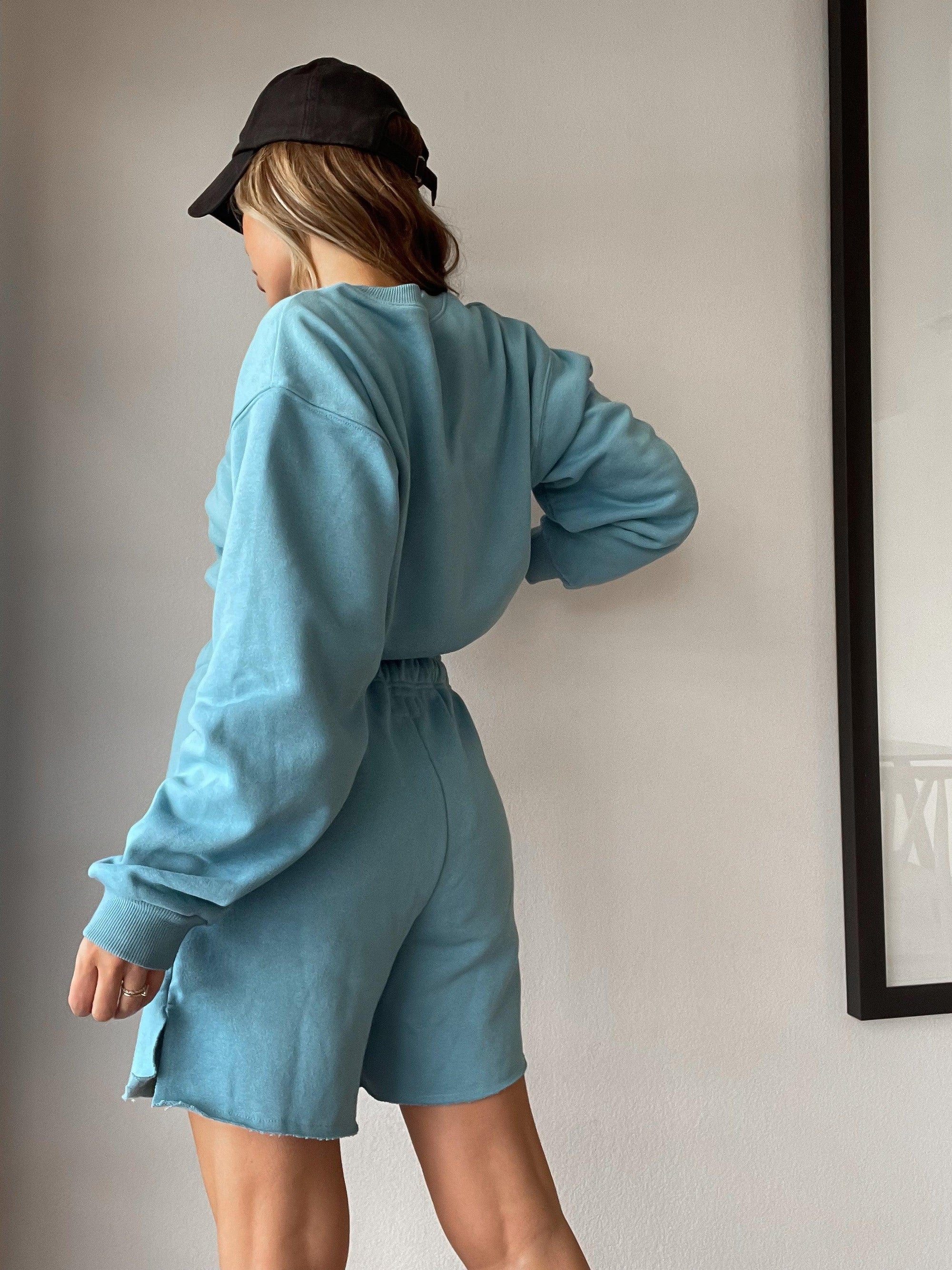 Partly Cloudy Crop Sweater - FINAL SALE - SHOPLUNAB