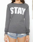 Stay Chalet Thermal Top by Wildfox - FINAL SALE - SHOPLUNAB