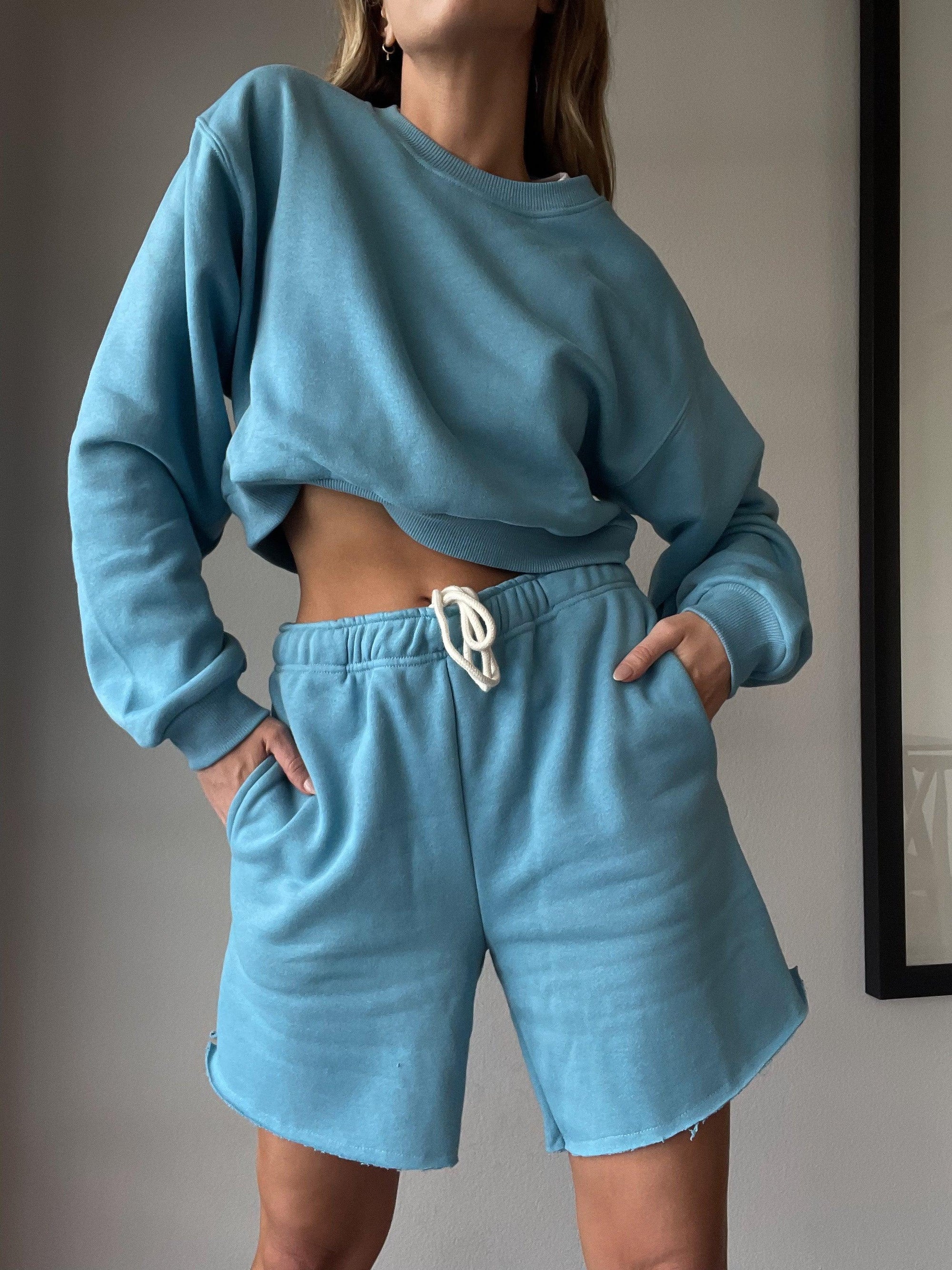 Partly Cloudy Crop Sweater - FINAL SALE - SHOPLUNAB