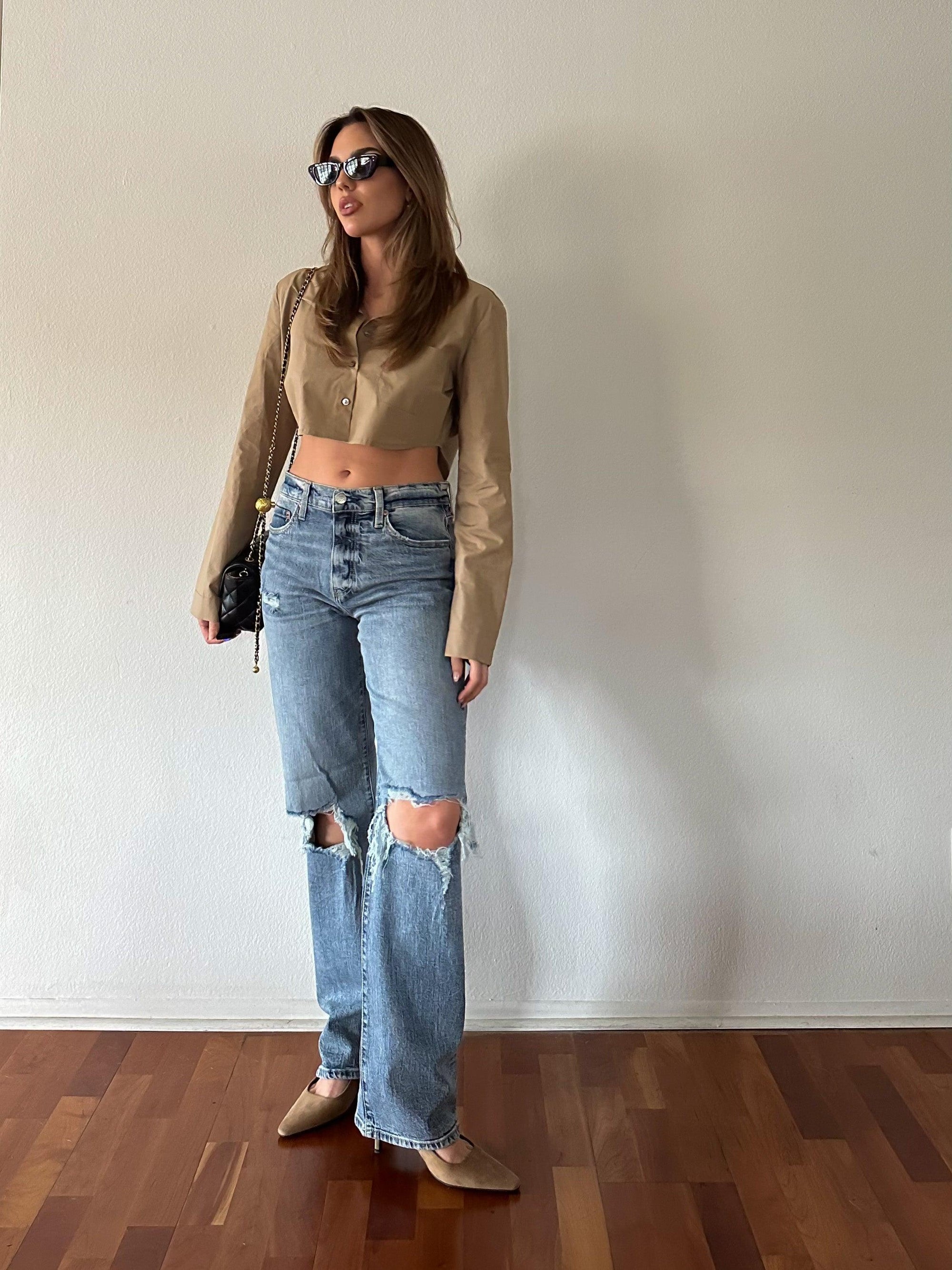 Default Crop Shirt - SHOPLUNAB