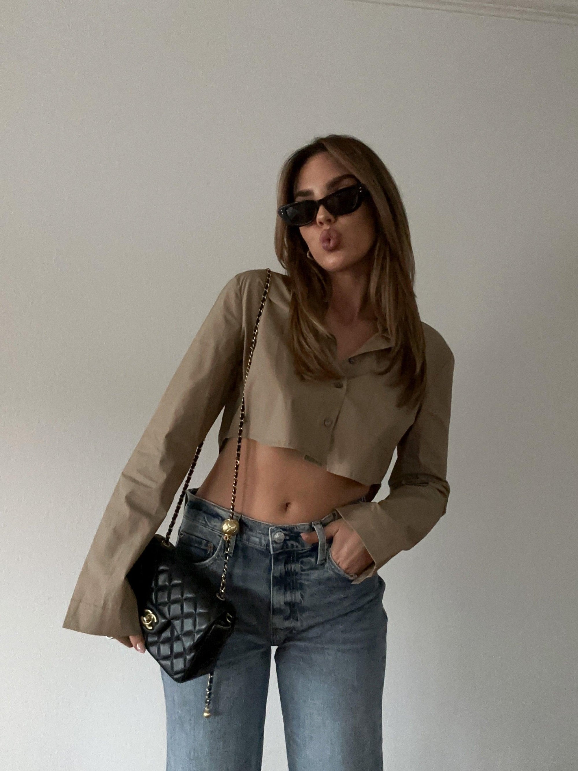 Default Crop Shirt - SHOPLUNAB