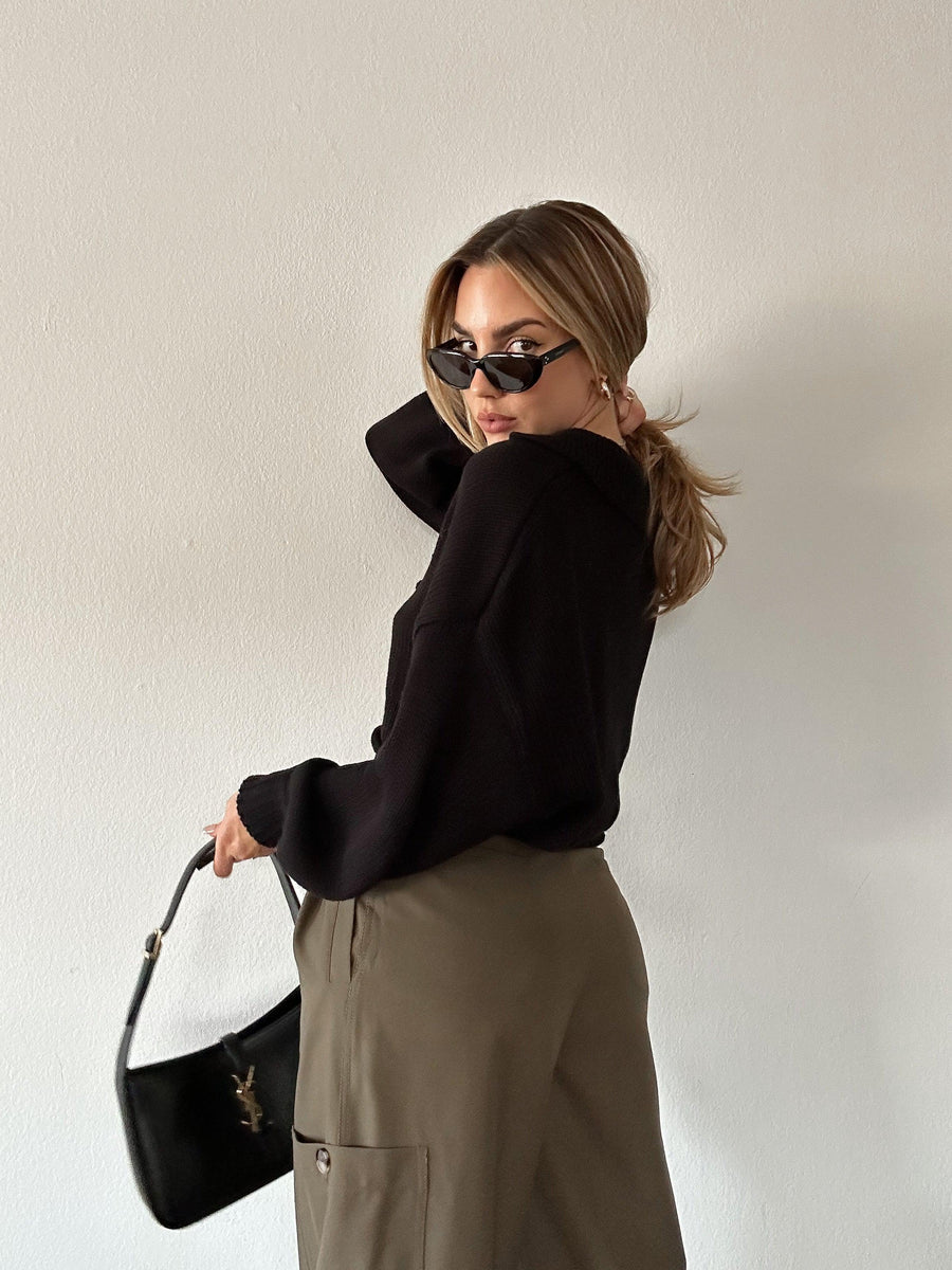 Hometown Crop Sweater - SHOPLUNAB