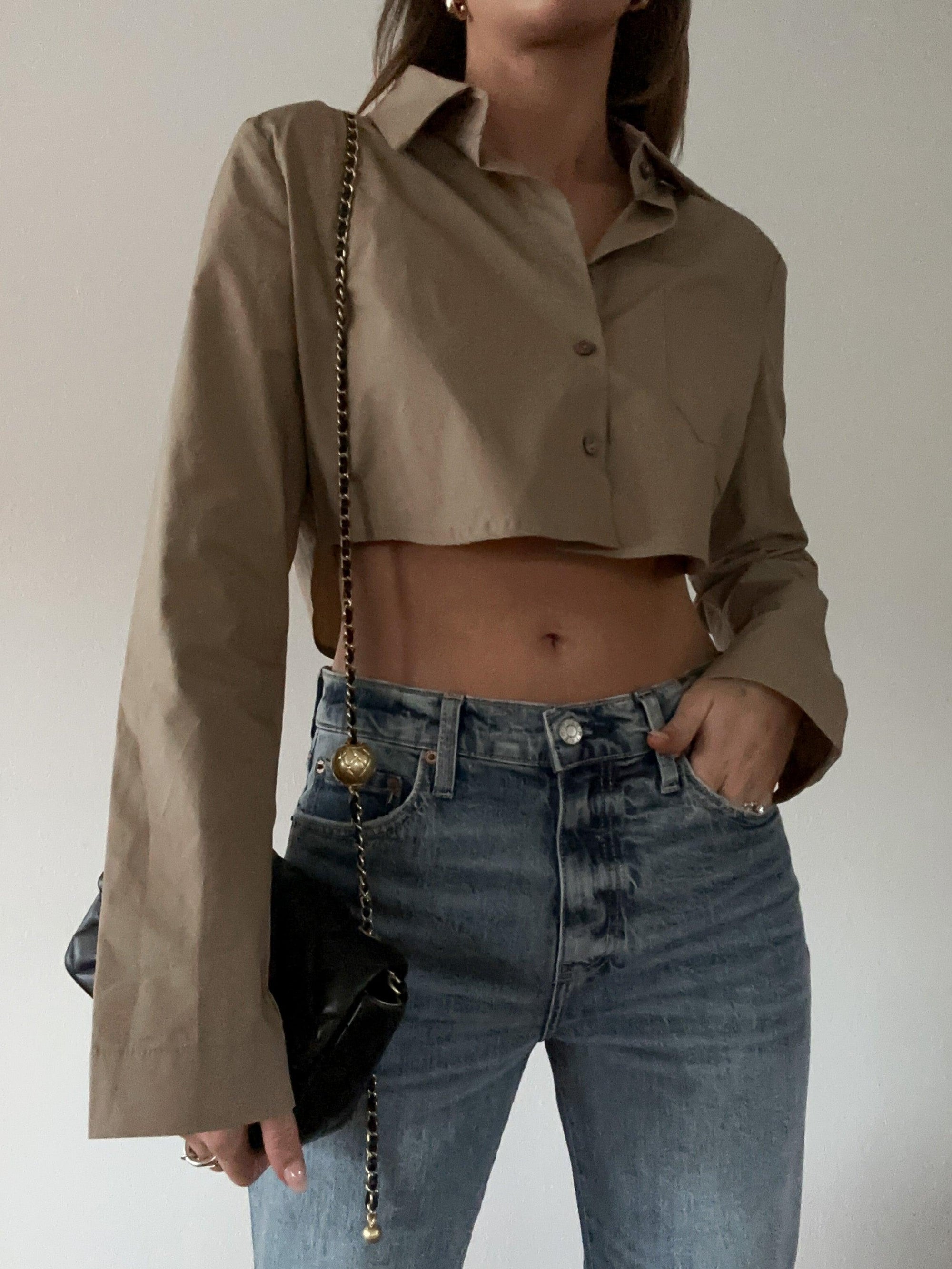 Default Crop Shirt - SHOPLUNAB
