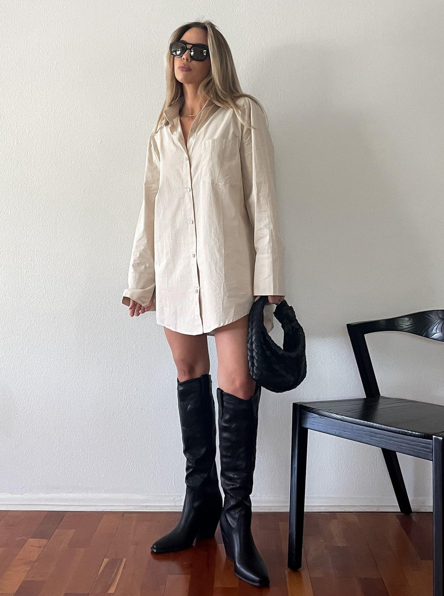 Rush Hour Shirt Dress - SHOPLUNAB