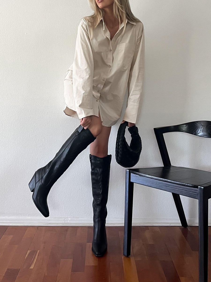Rush Hour Shirt Dress - SHOPLUNAB