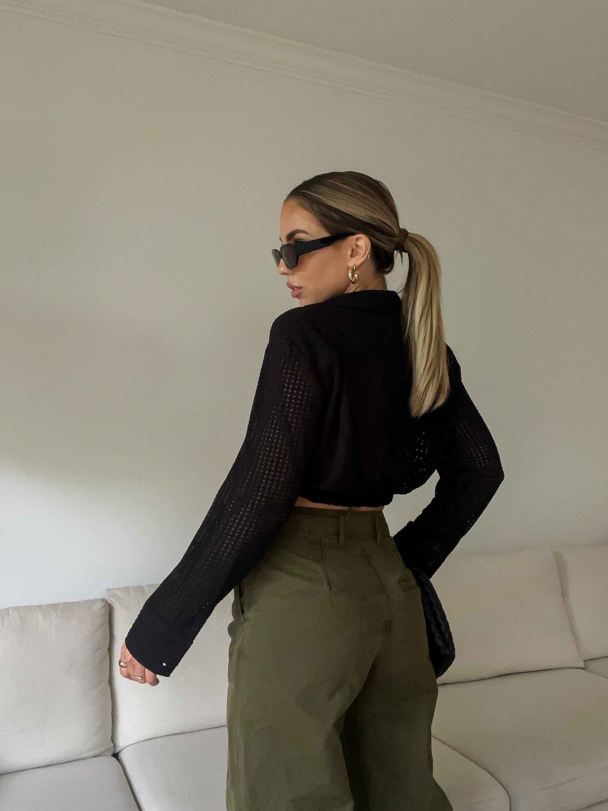 Go On Crop Shirt - SHOPLUNAB