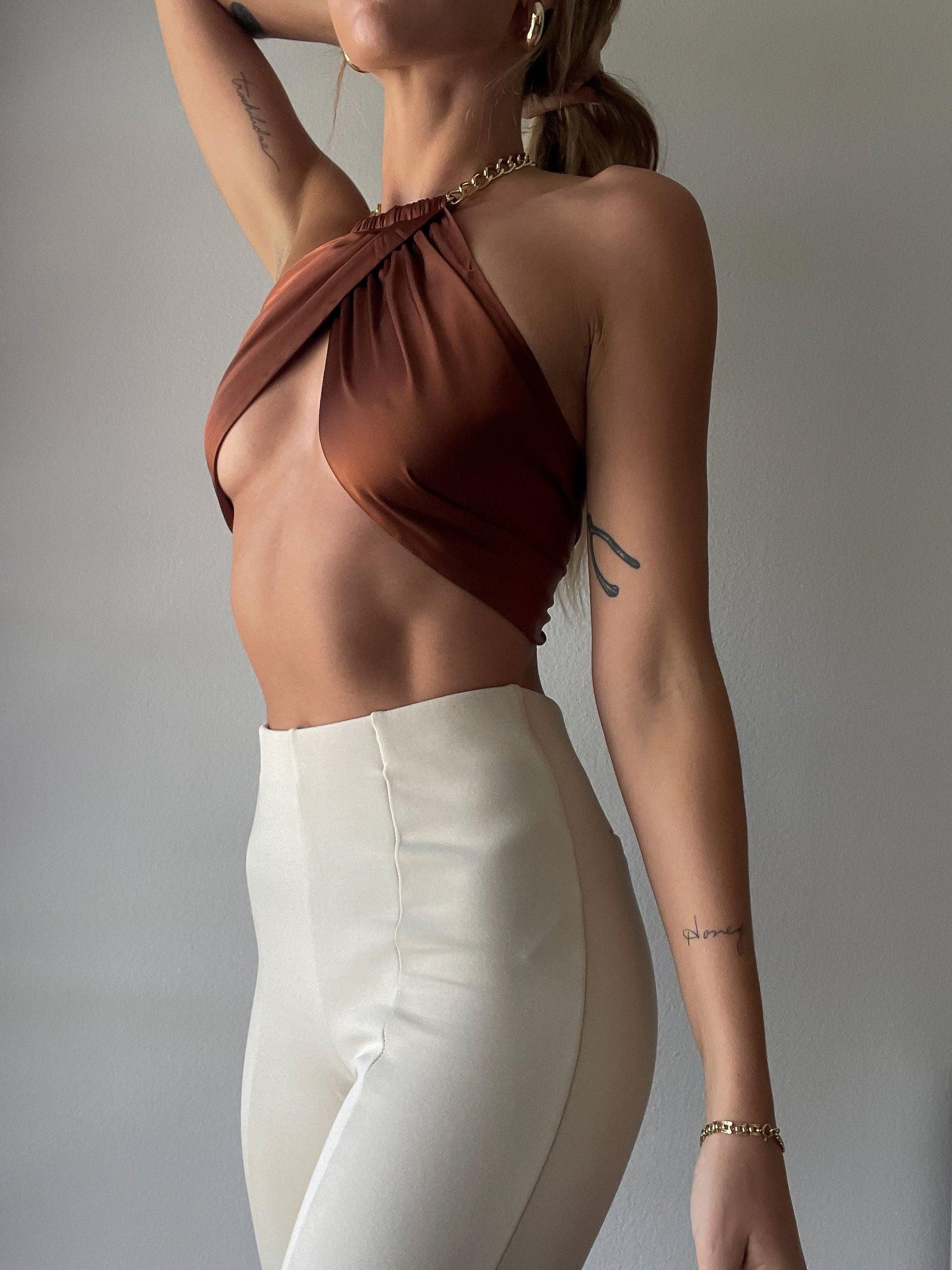 Femme Fatale Crop Top - FINAL SALE - SHOPLUNAB