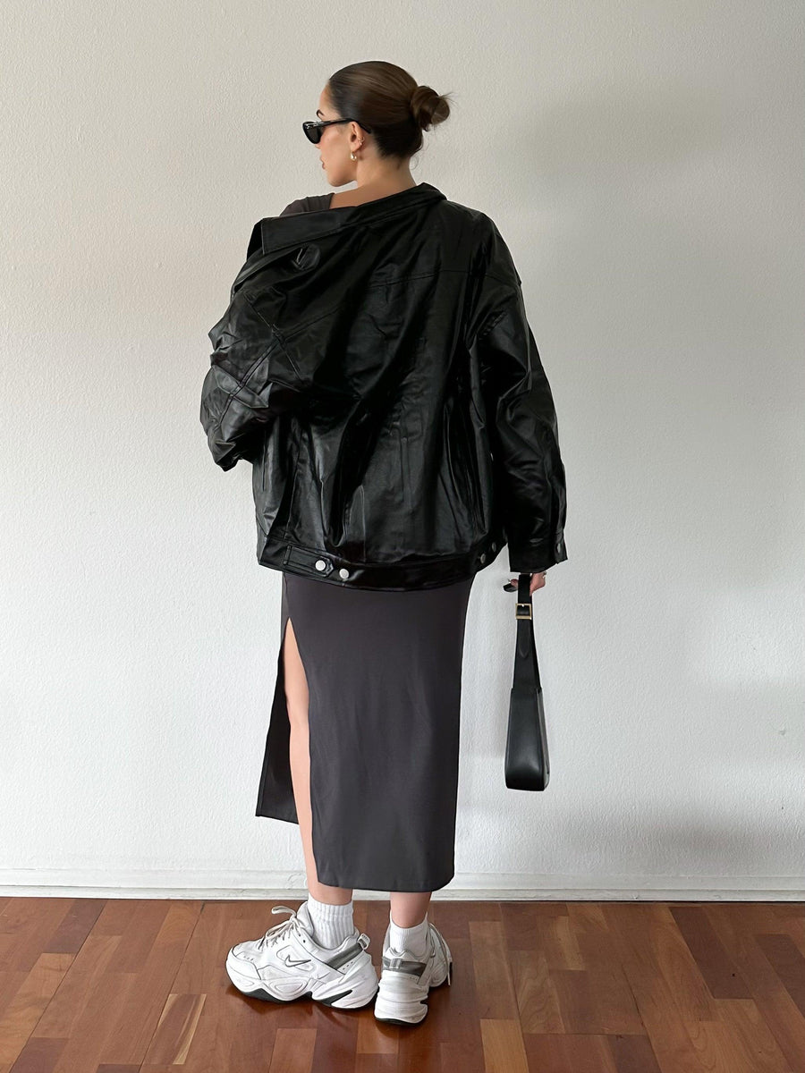 City Girl Leather Jacket - SHOPLUNAB
