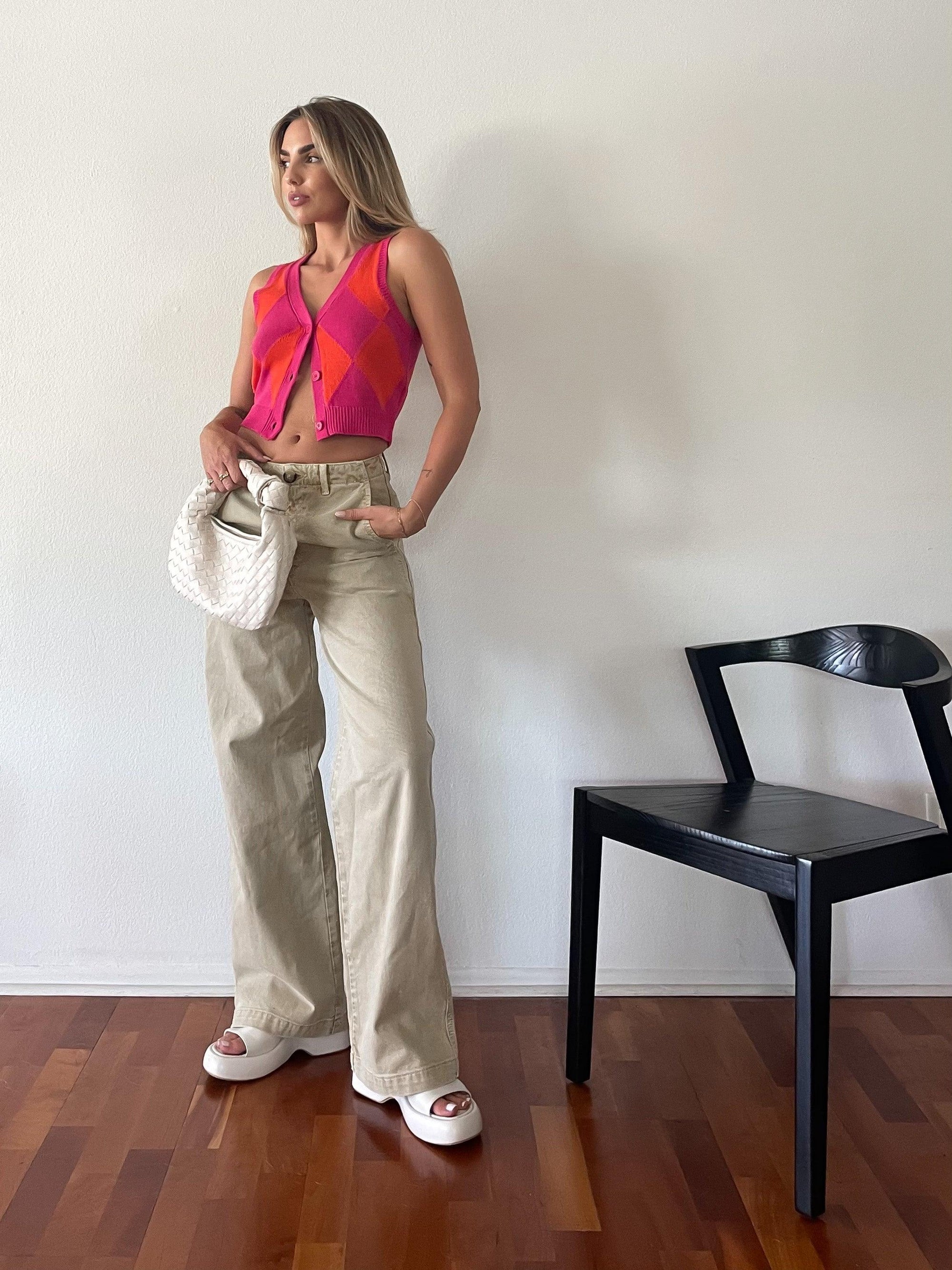 Homecoming Crop Vest - FINAL SALE - SHOPLUNAB