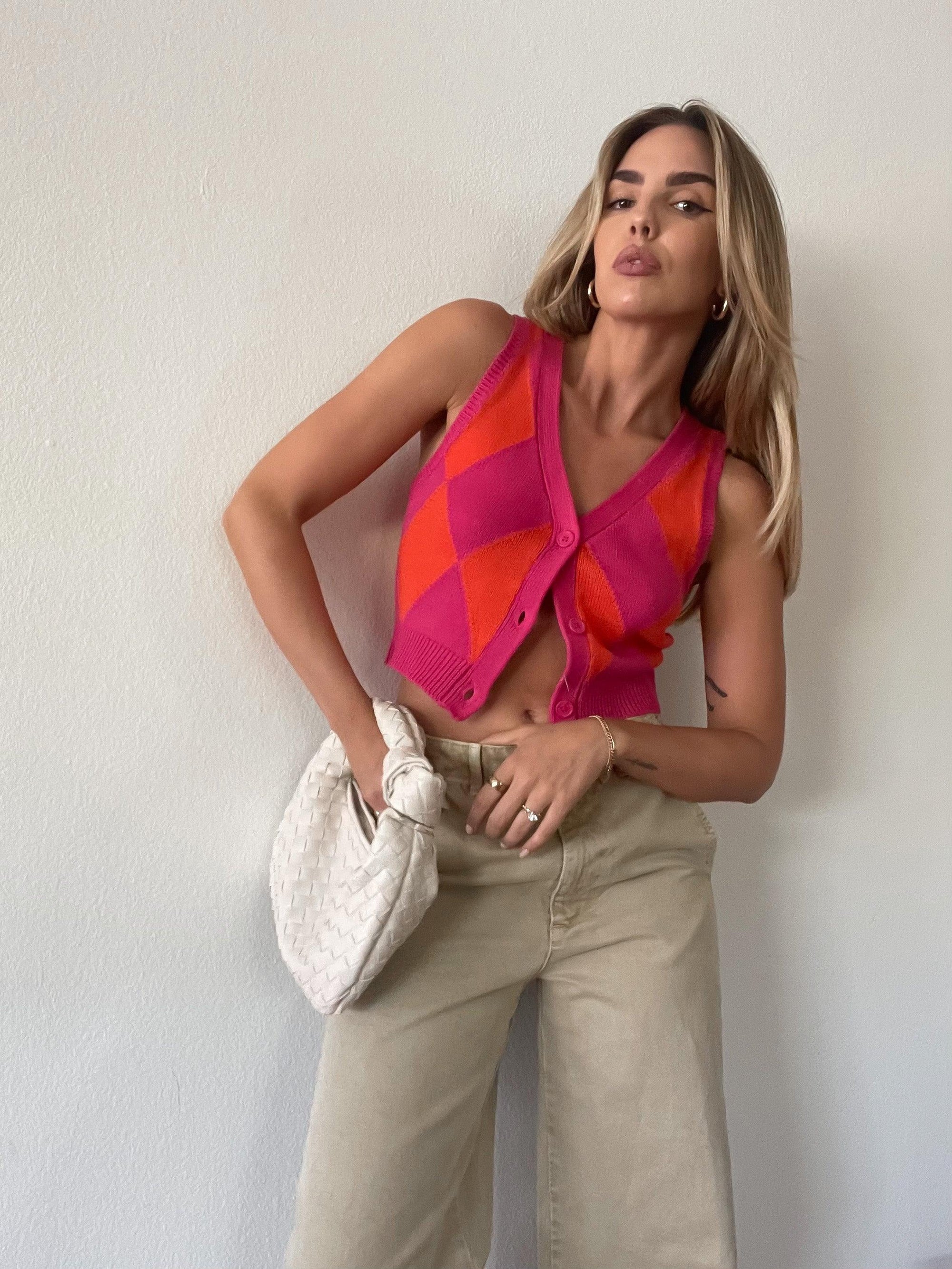 Homecoming Crop Vest - FINAL SALE - SHOPLUNAB