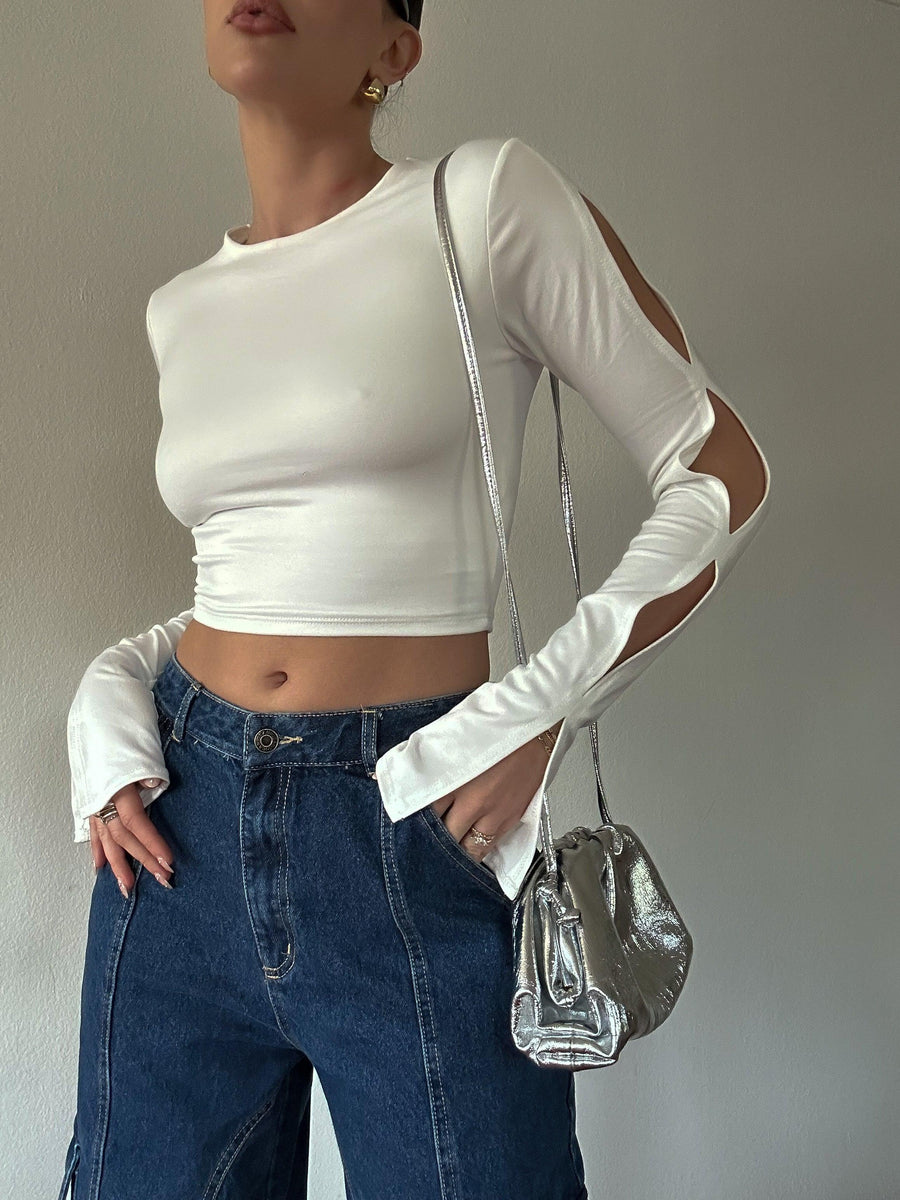 Cutting Edge Crop Top - ONLINE EXCLUSIVE - SHOPLUNAB