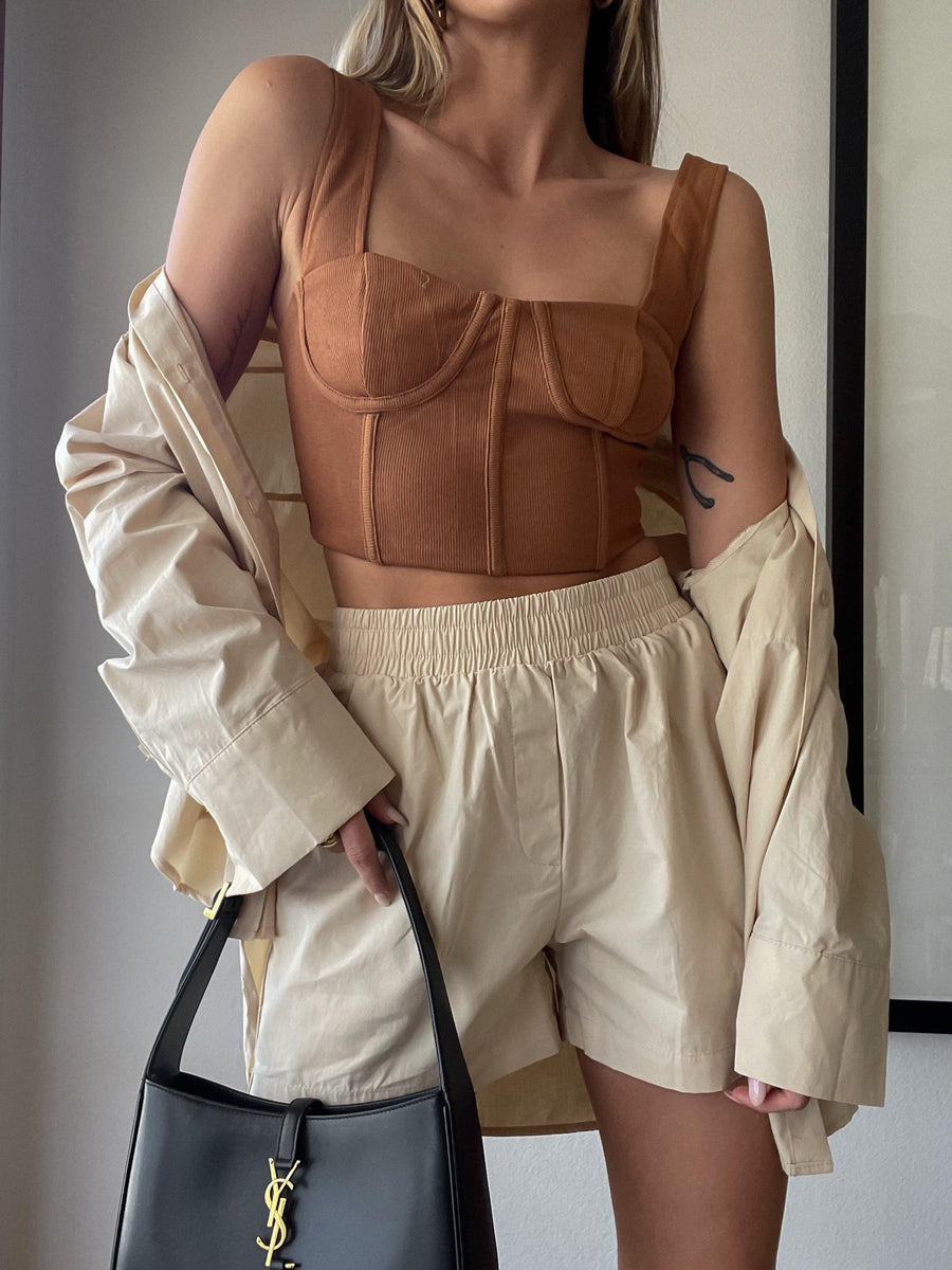 On Film Bustier Top - FINAL SALE - SHOPLUNAB