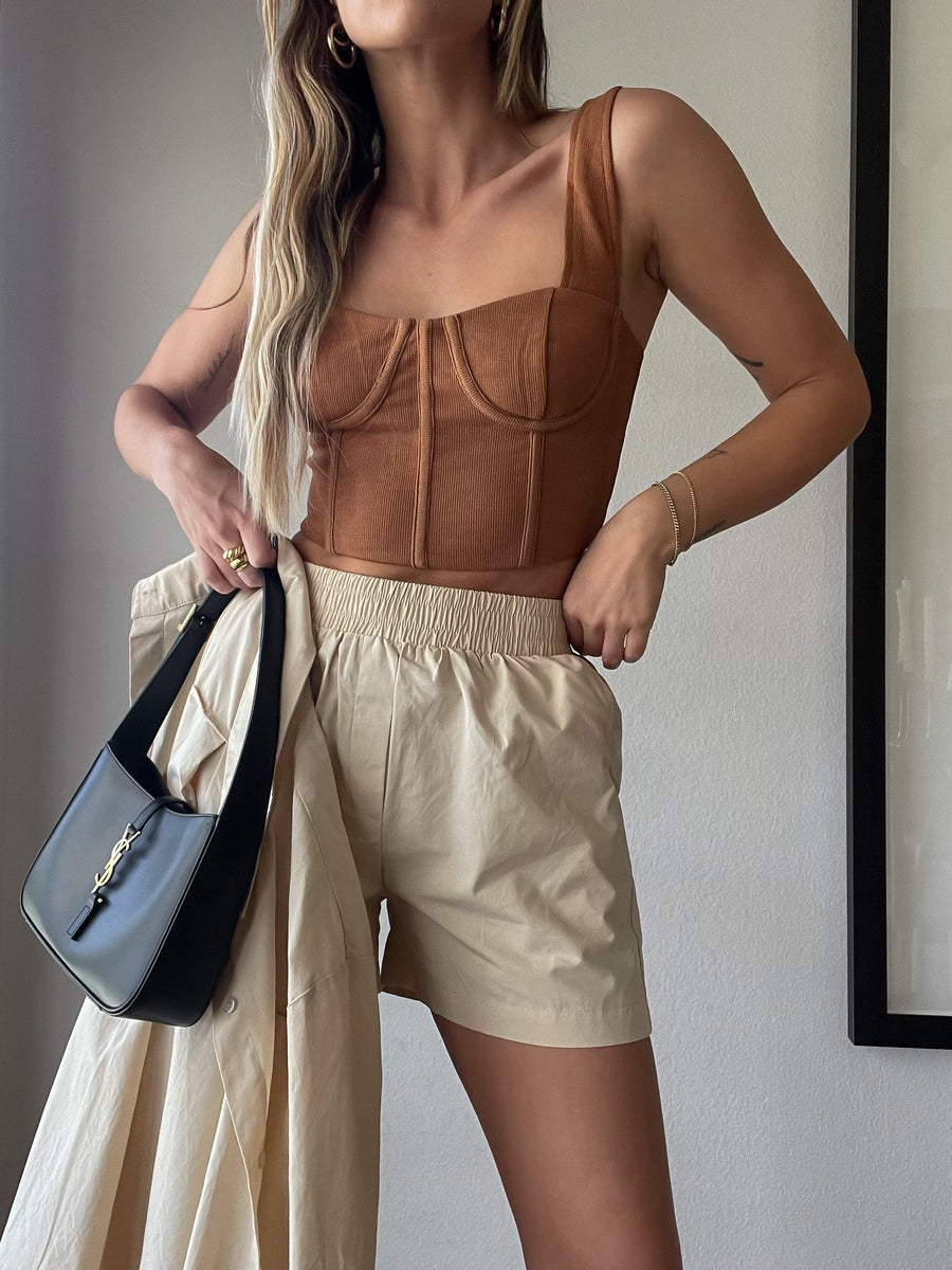 On Film Bustier Top - FINAL SALE - SHOPLUNAB