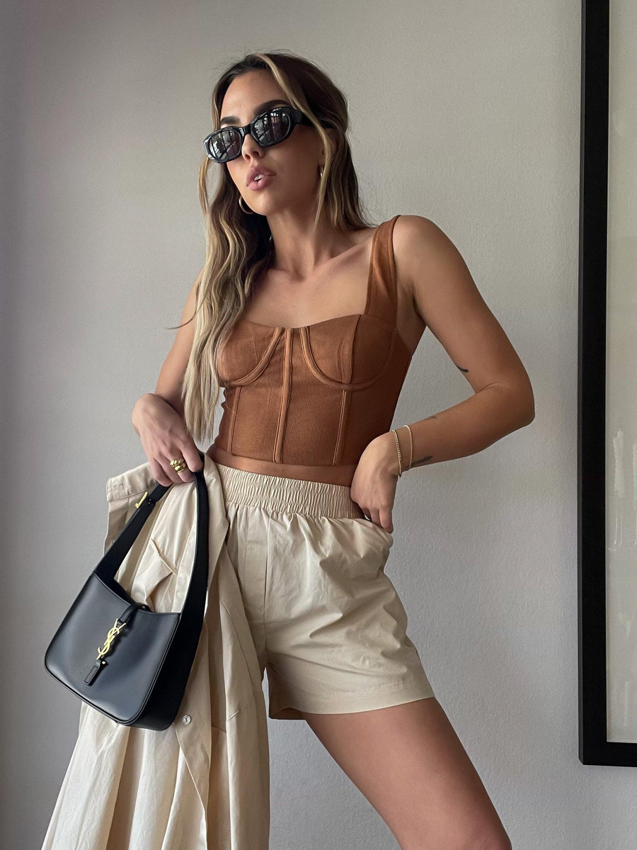 On Film Bustier Top - FINAL SALE - SHOPLUNAB