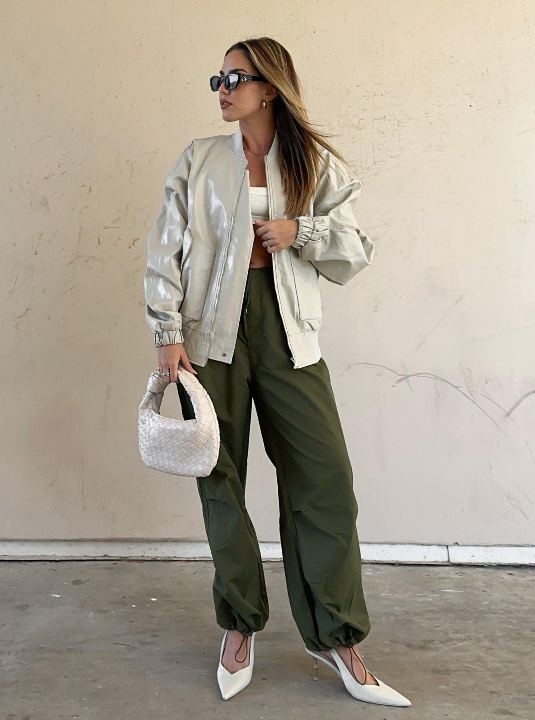 Test Drive Leather Bomber Jacket - FINAL SALE - SHOPLUNAB