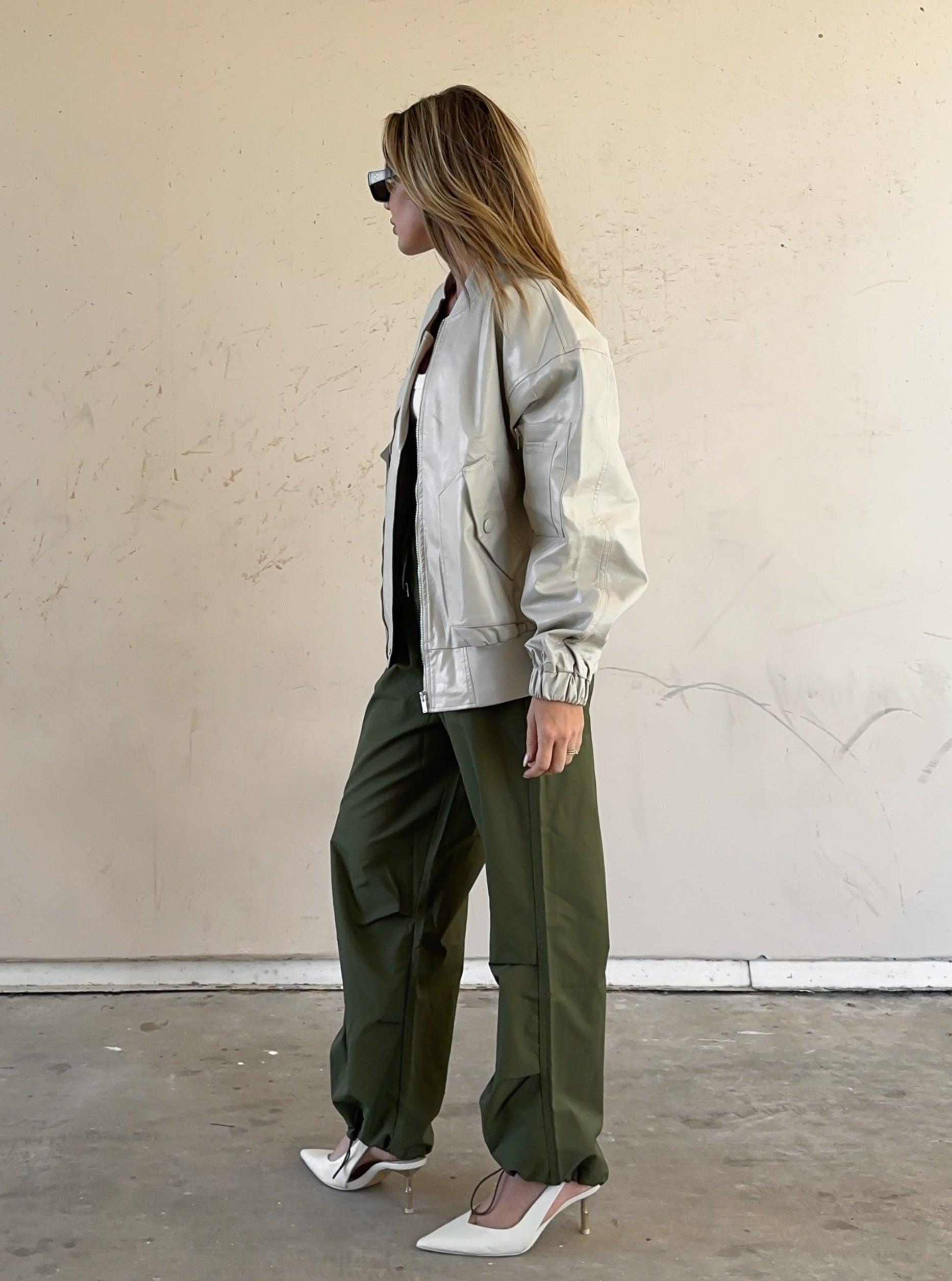 Test Drive Leather Bomber Jacket - FINAL SALE - SHOPLUNAB