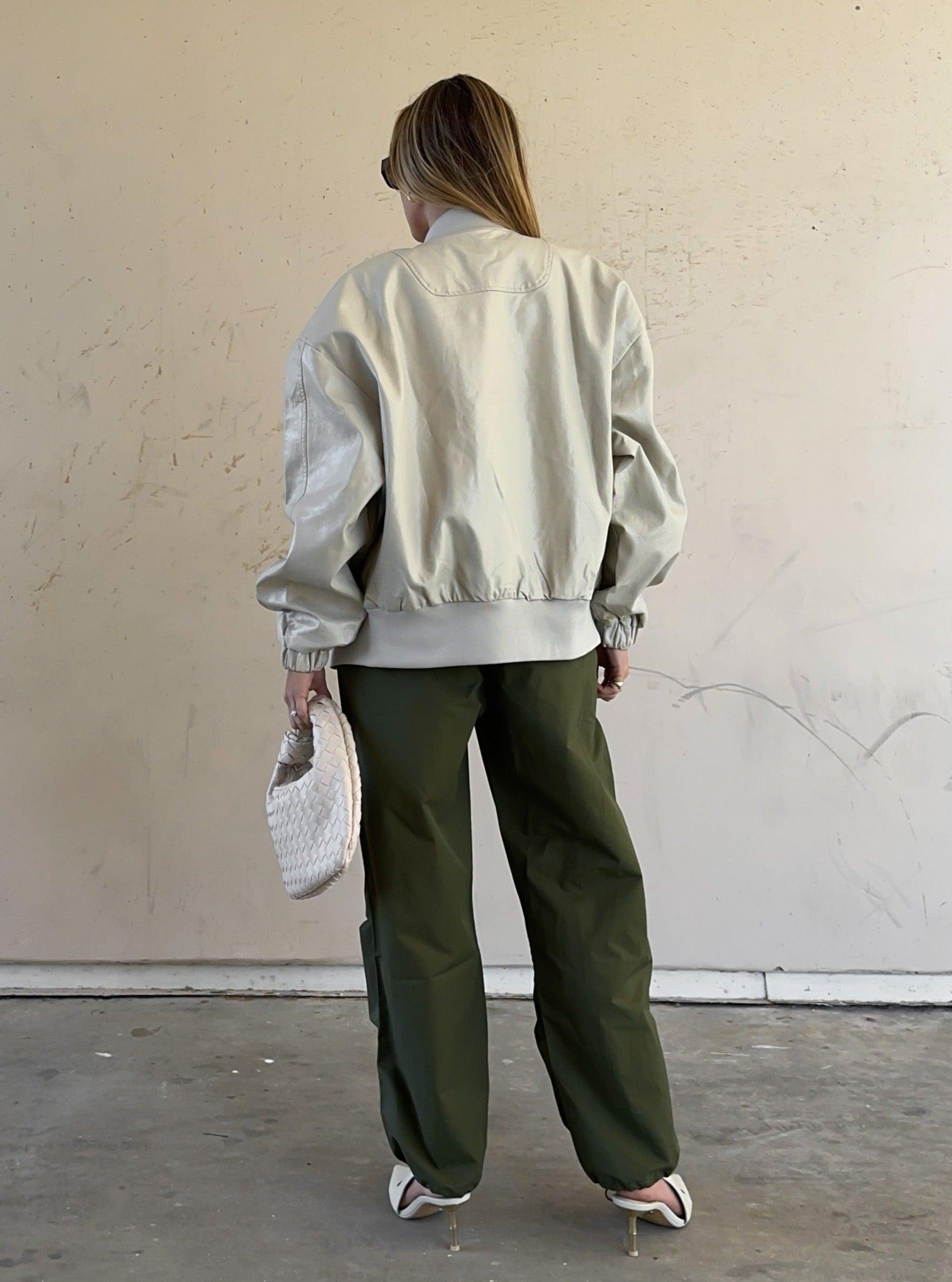 Test Drive Leather Bomber Jacket - FINAL SALE - SHOPLUNAB