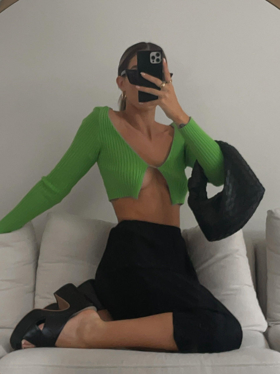 Late Night Thrills Crop Top - FINAL SALE - SHOPLUNAB