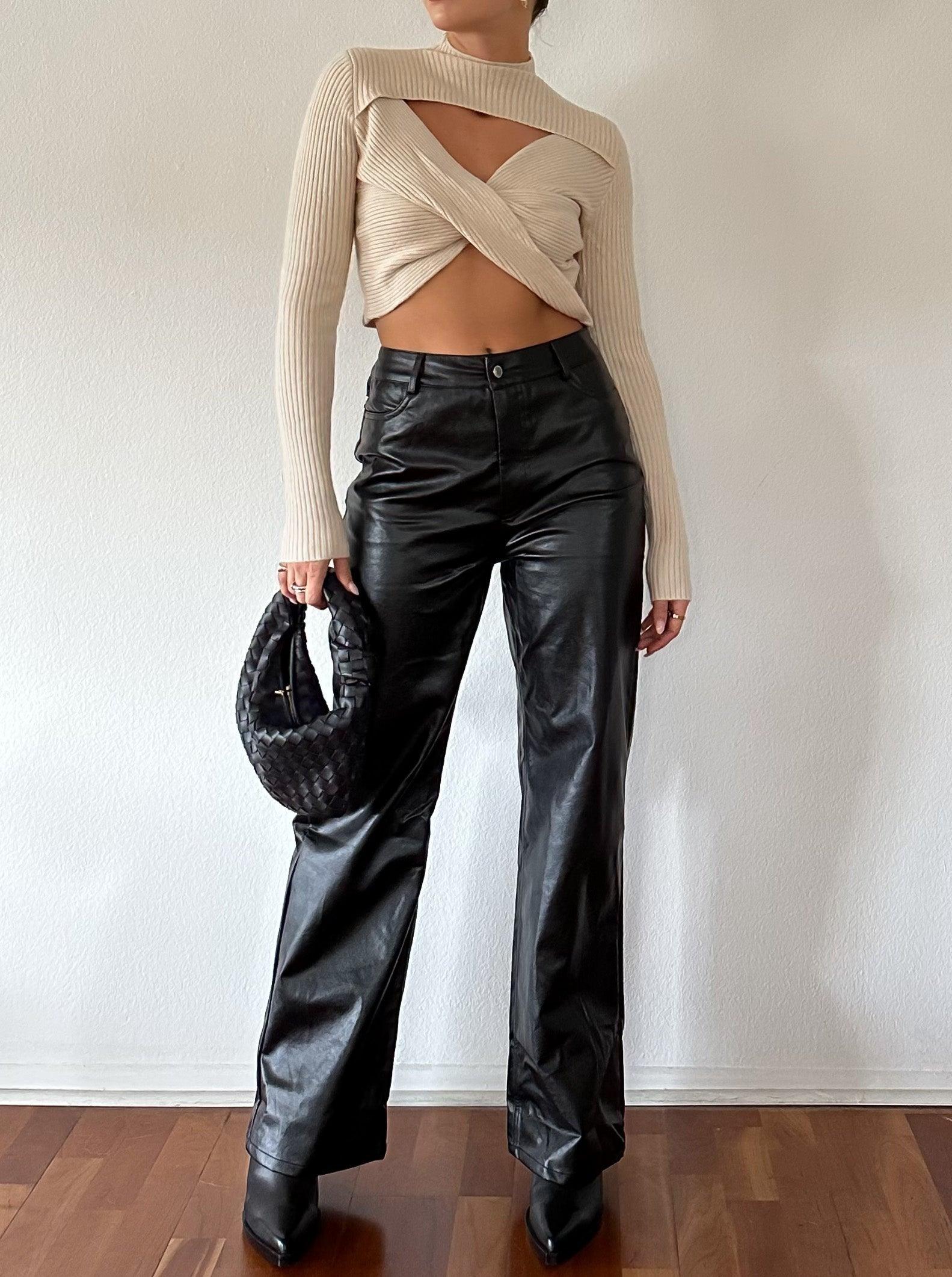 Speedway Leather Pants - SHOPLUNAB
