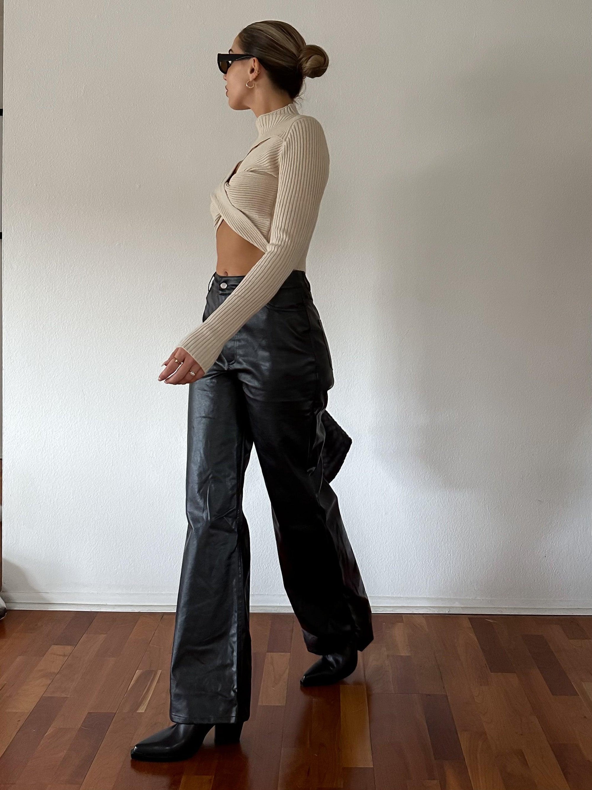 Speedway Leather Pants - SHOPLUNAB