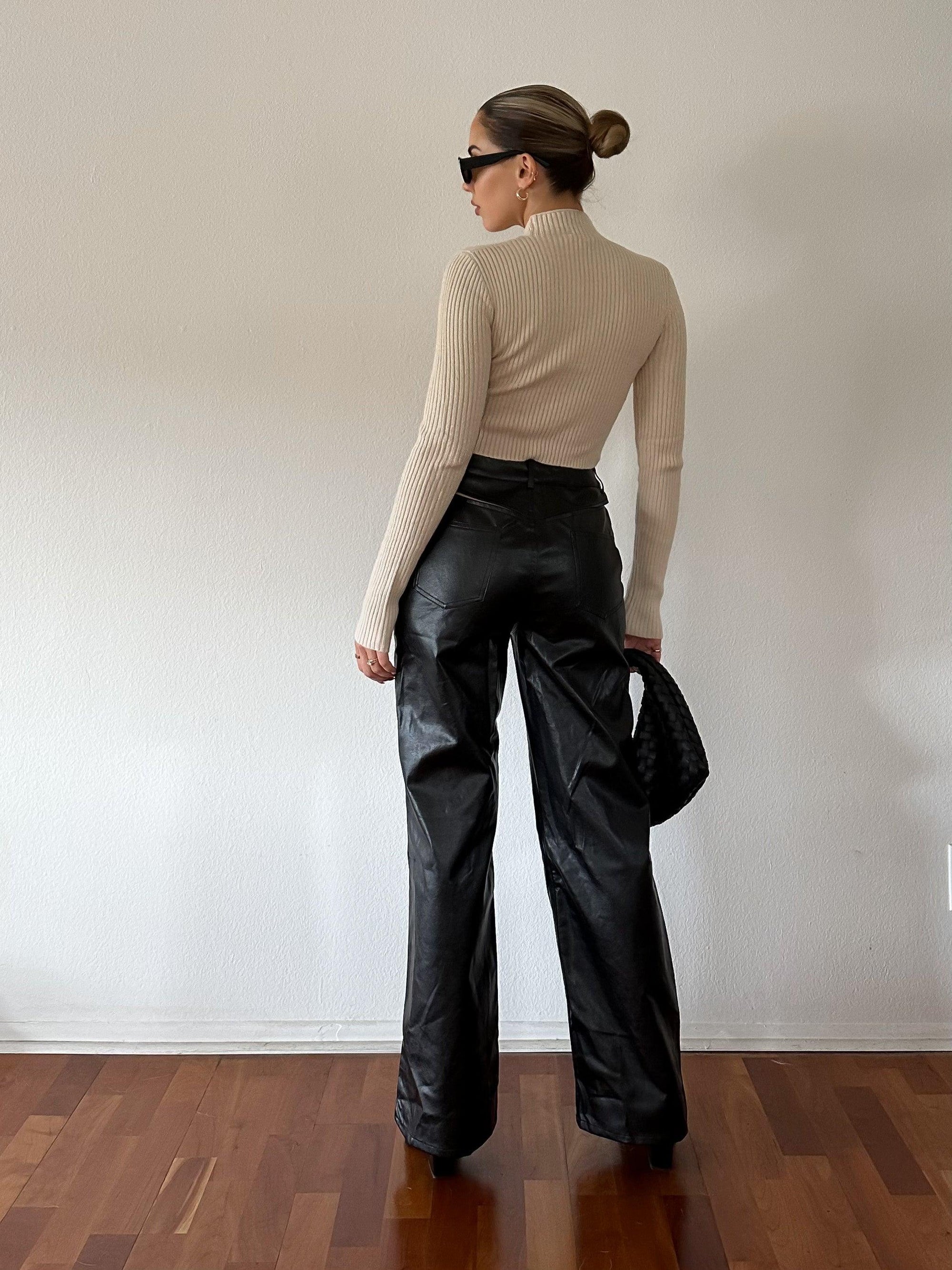 Speedway Leather Pants - SHOPLUNAB