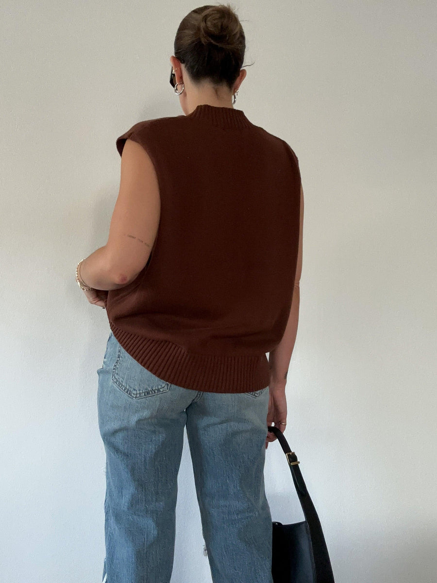 Record Shop Sweater Vest - FINAL SALE - SHOPLUNAB