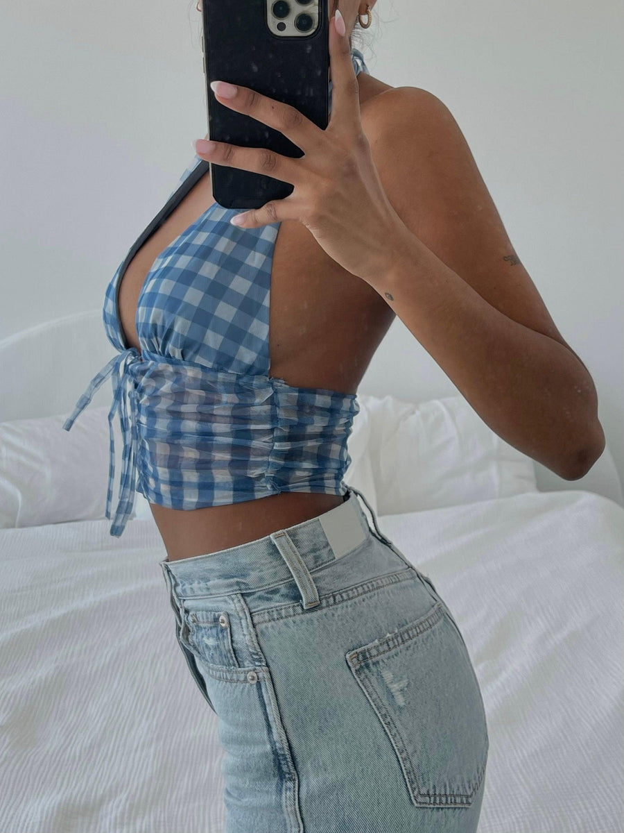 Paris Afternoon Crop Top - FINAL SALE - SHOPLUNAB