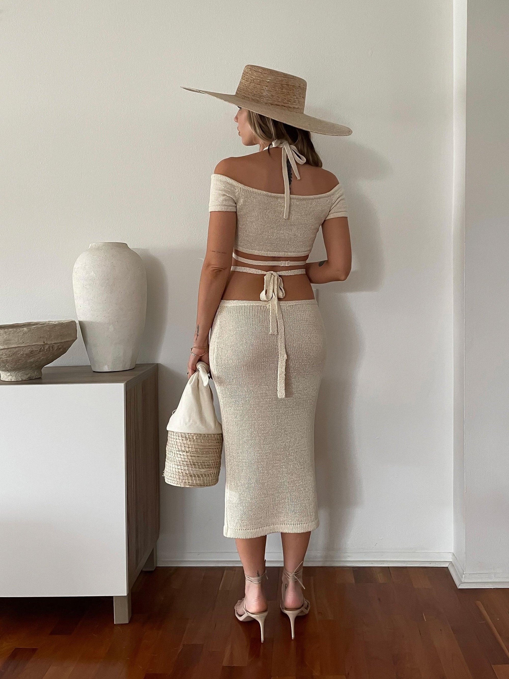 Tropico Midi Skirt - FINAL SALE - SHOPLUNAB