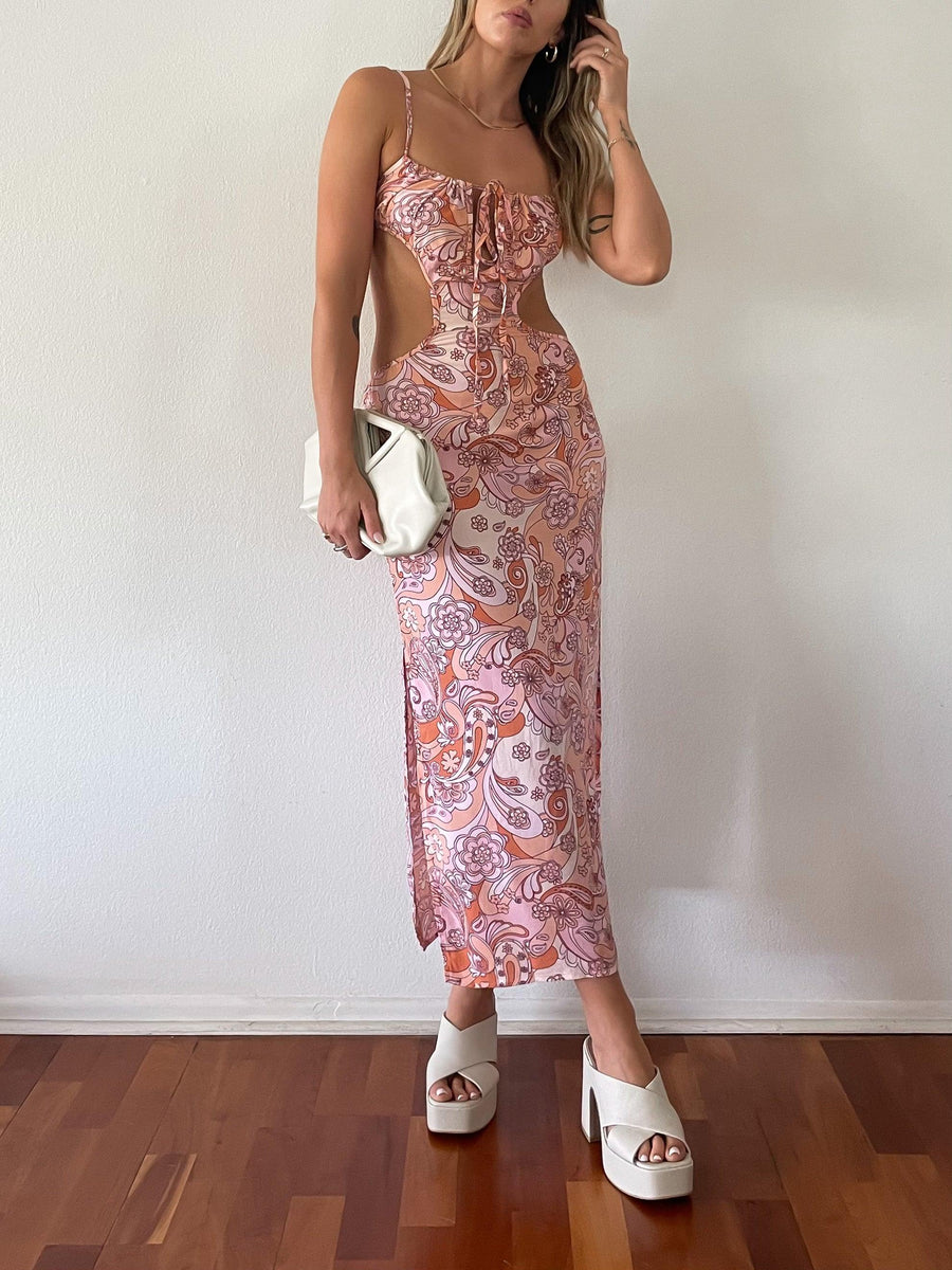 Summer Groove Maxi Dress - FINAL SALE - SHOPLUNAB