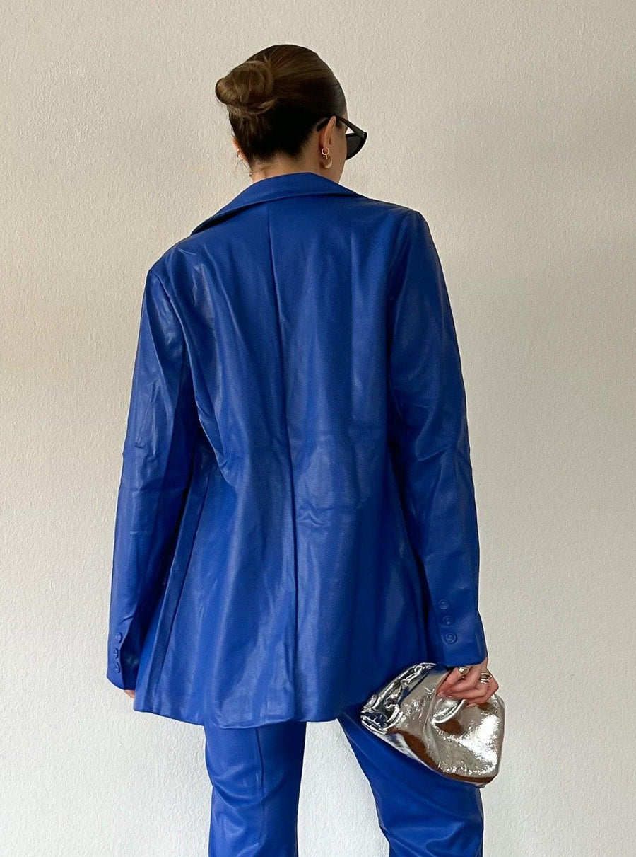 A New Wave Leather Blazer - FINAL SALE - SHOPLUNAB