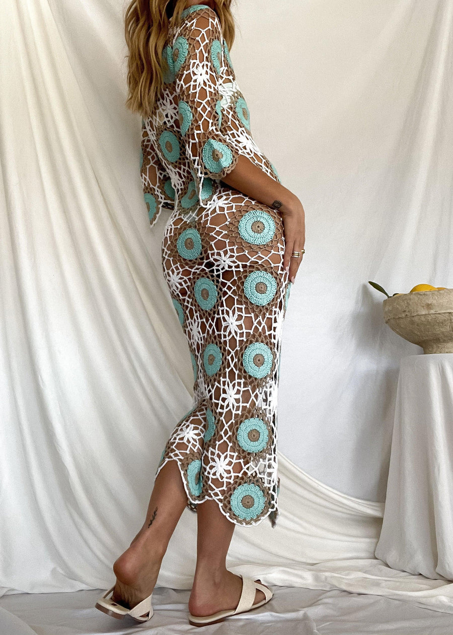 Amalfi Coast Midi Dress - FINAL SALE - SHOPLUNAB