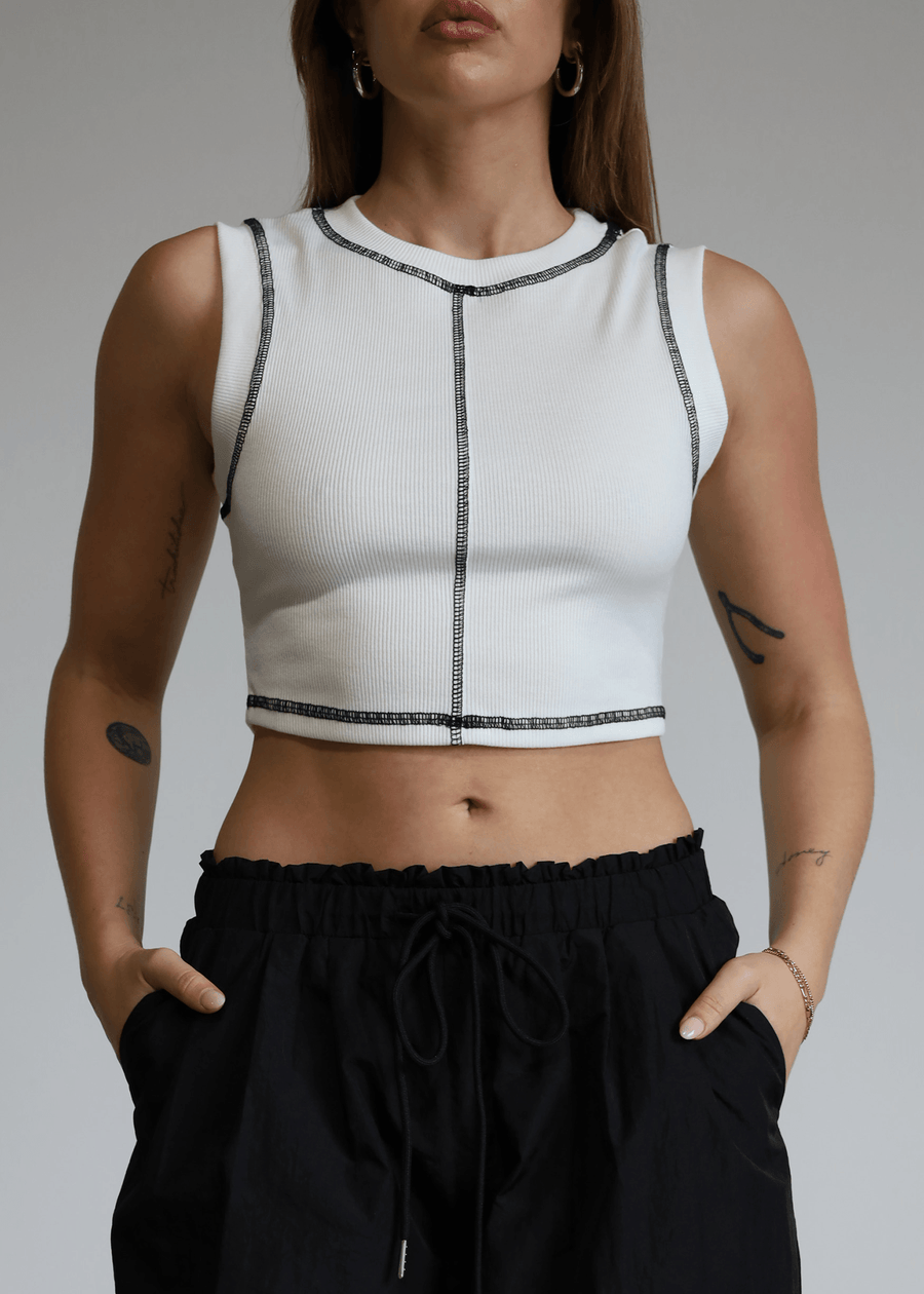 Set The Tone Crop Top - SHOPLUNAB