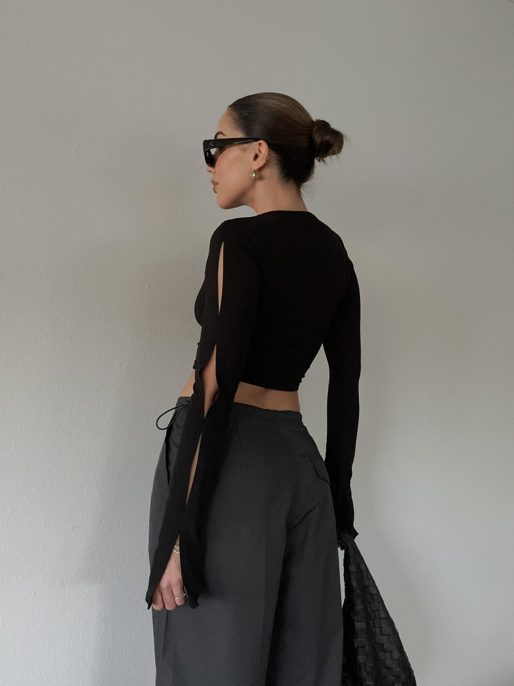 Cutting Edge Crop Top - SHOPLUNAB