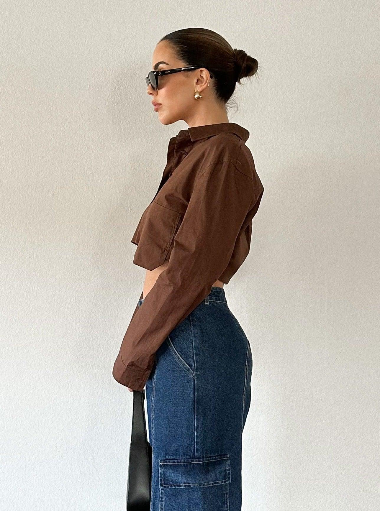 Offset Crop Top - FINAL SALE – SHOPLUNAB