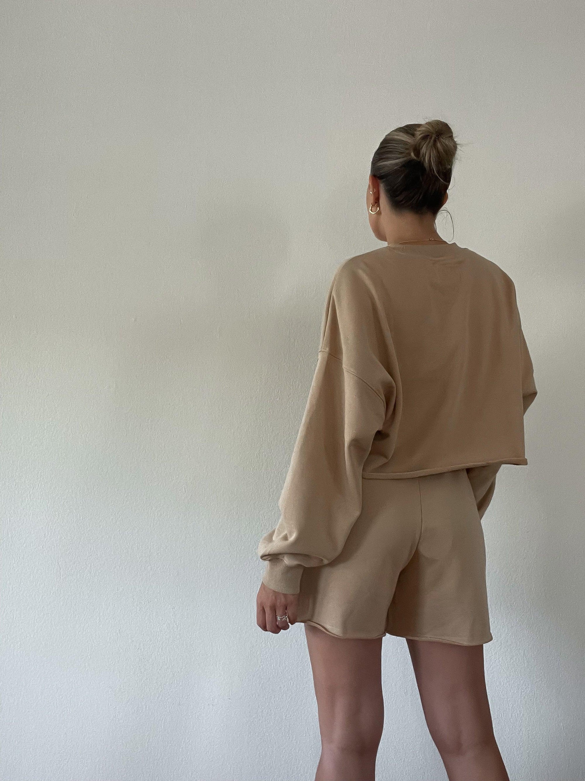 Caramel Delight Crop Sweater - FINAL SALE - SHOPLUNAB
