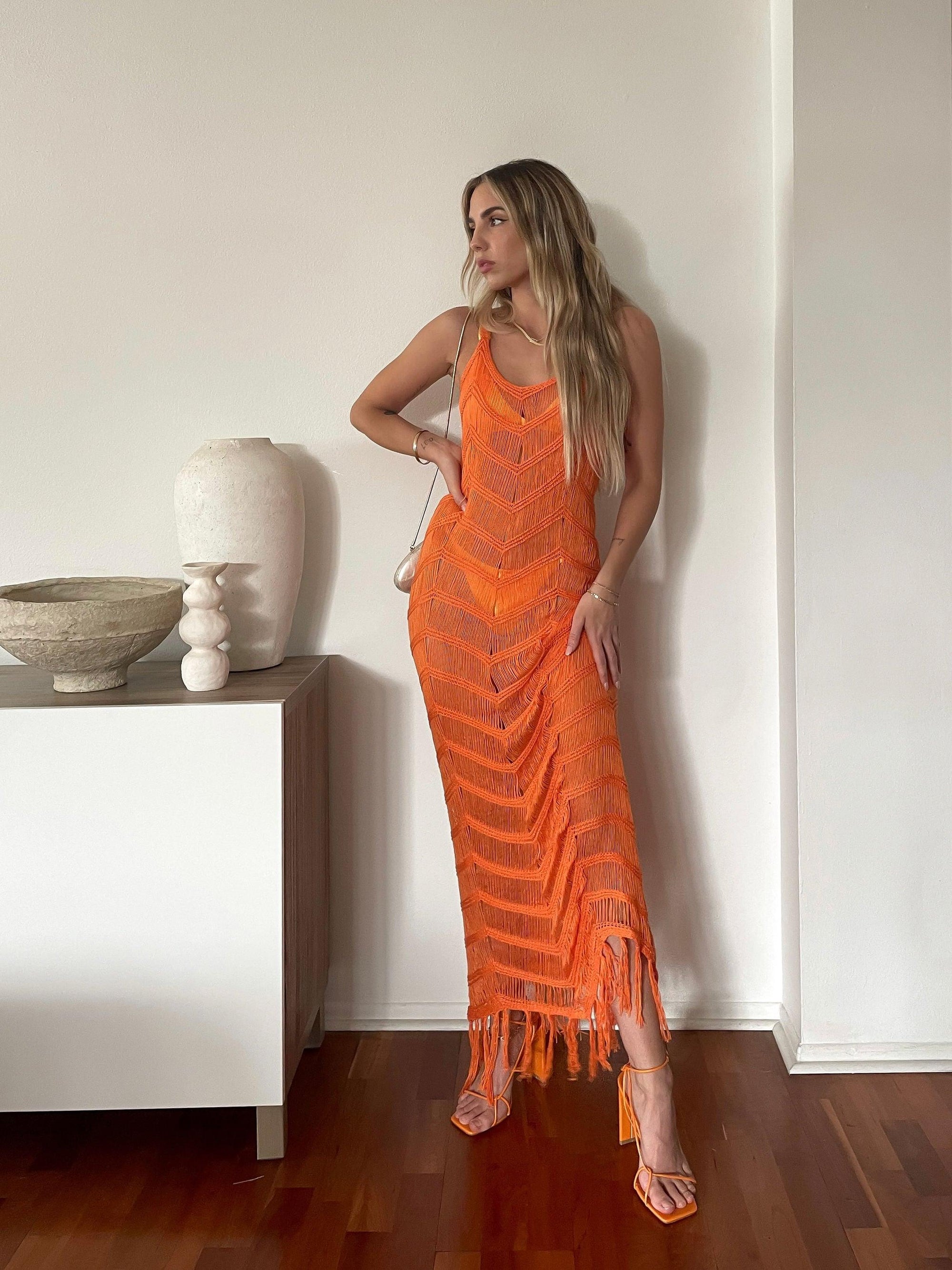Eternal Flame Maxi Dress - SHOPLUNAB