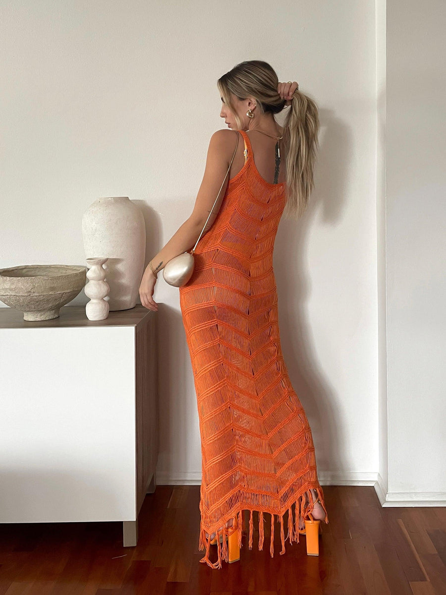 Eternal Flame Maxi Dress - SHOPLUNAB