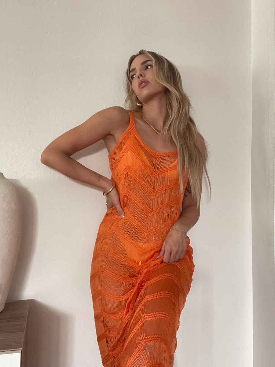 Eternal Flame Maxi Dress - SHOPLUNAB