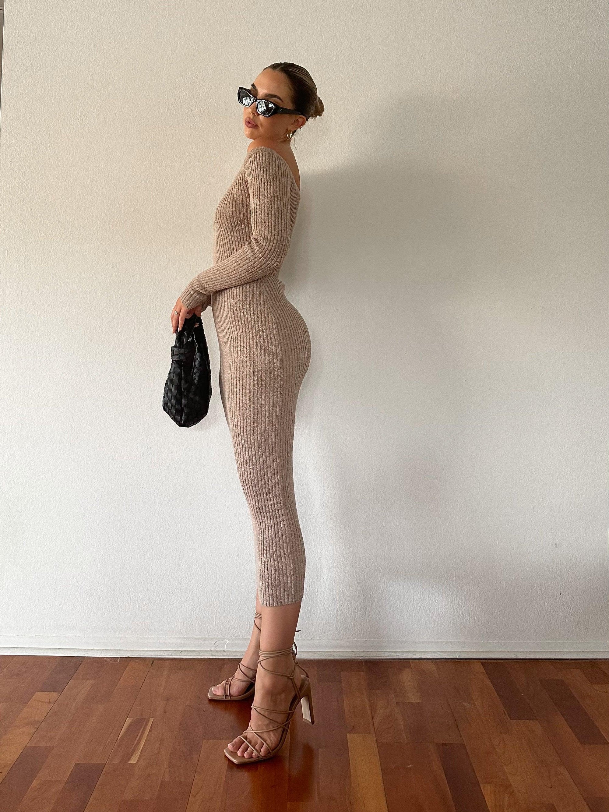 Got A Call From Fall Midi Dress - FINAL SALE - SHOPLUNAB