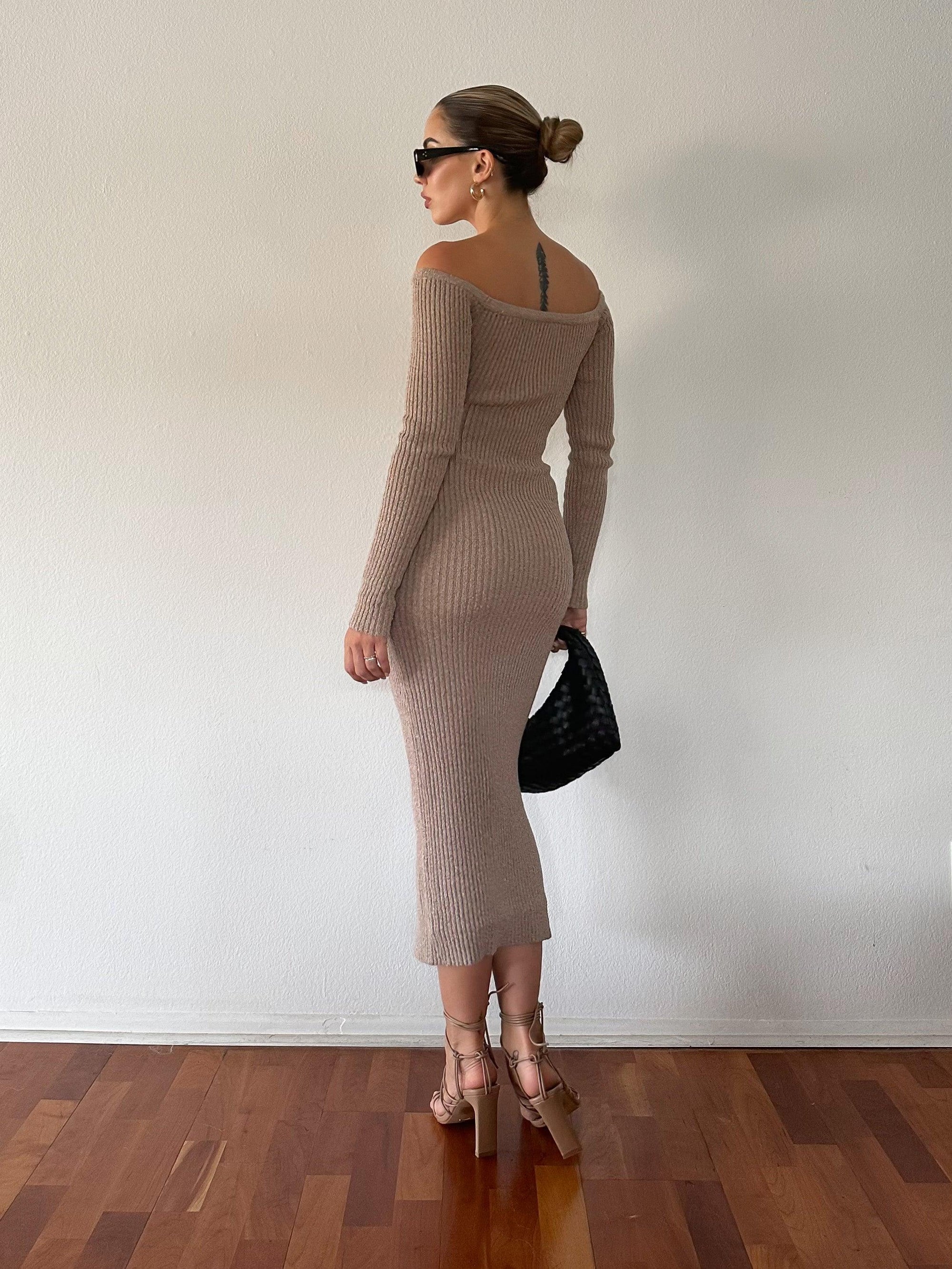 Got A Call From Fall Midi Dress - FINAL SALE - SHOPLUNAB