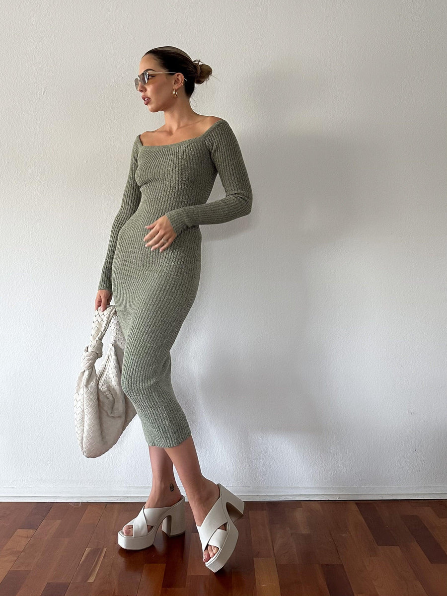 Got A Call From Fall Midi Dress - FINAL SALE - SHOPLUNAB