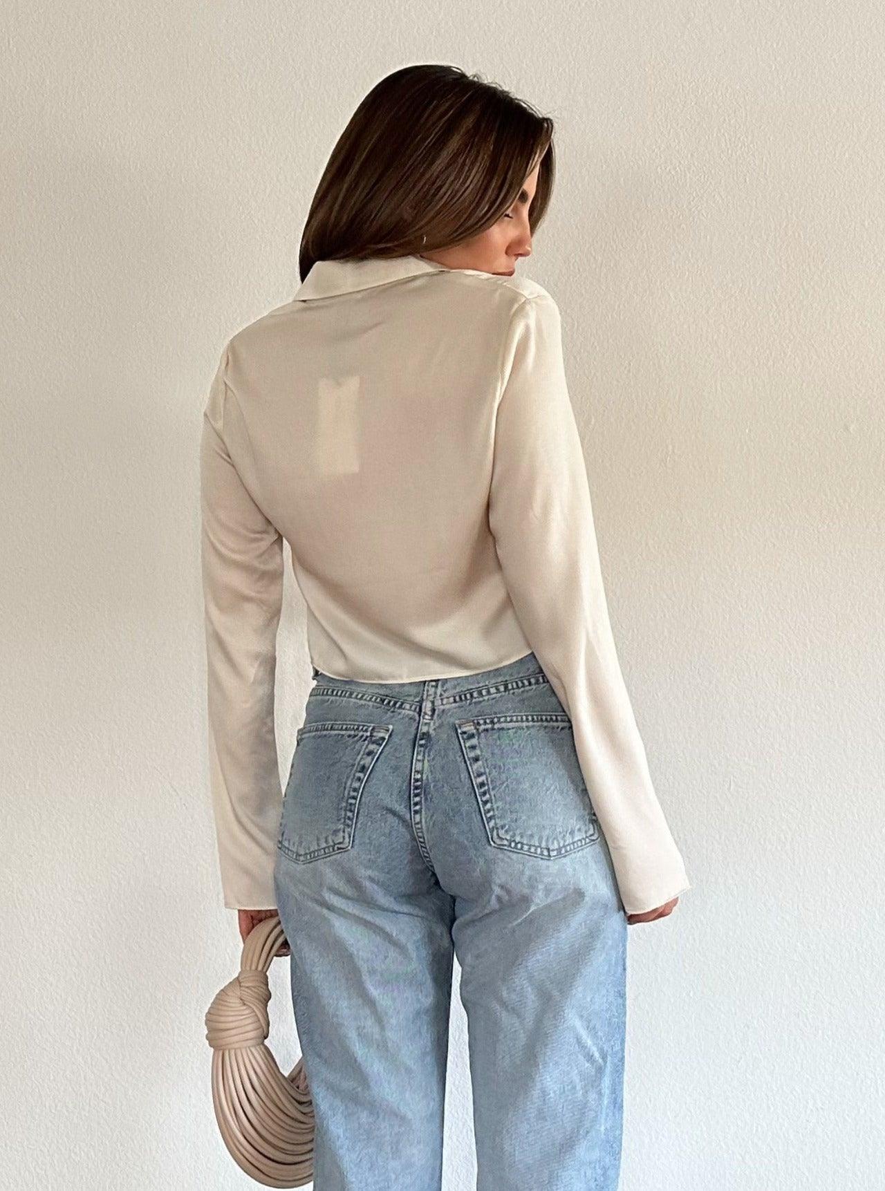 Hot Date Crop Shirt - SHOPLUNAB