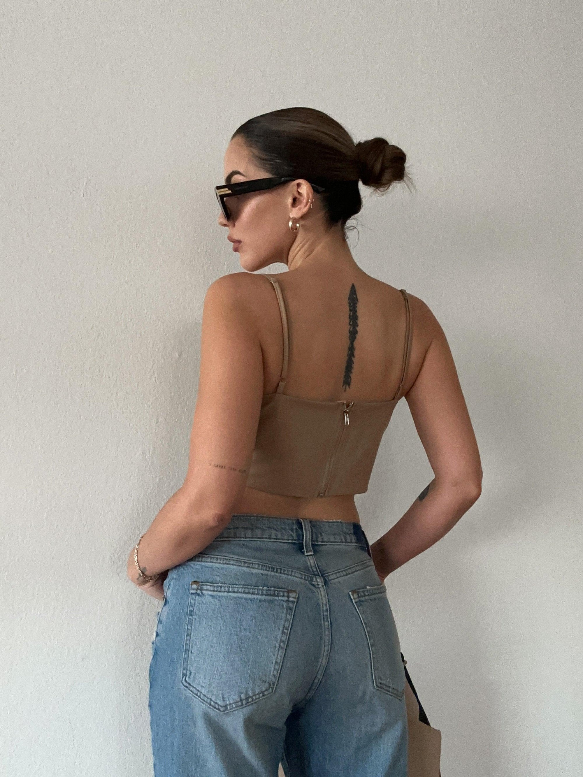 She's Suitable Bustier Top - SHOPLUNAB
