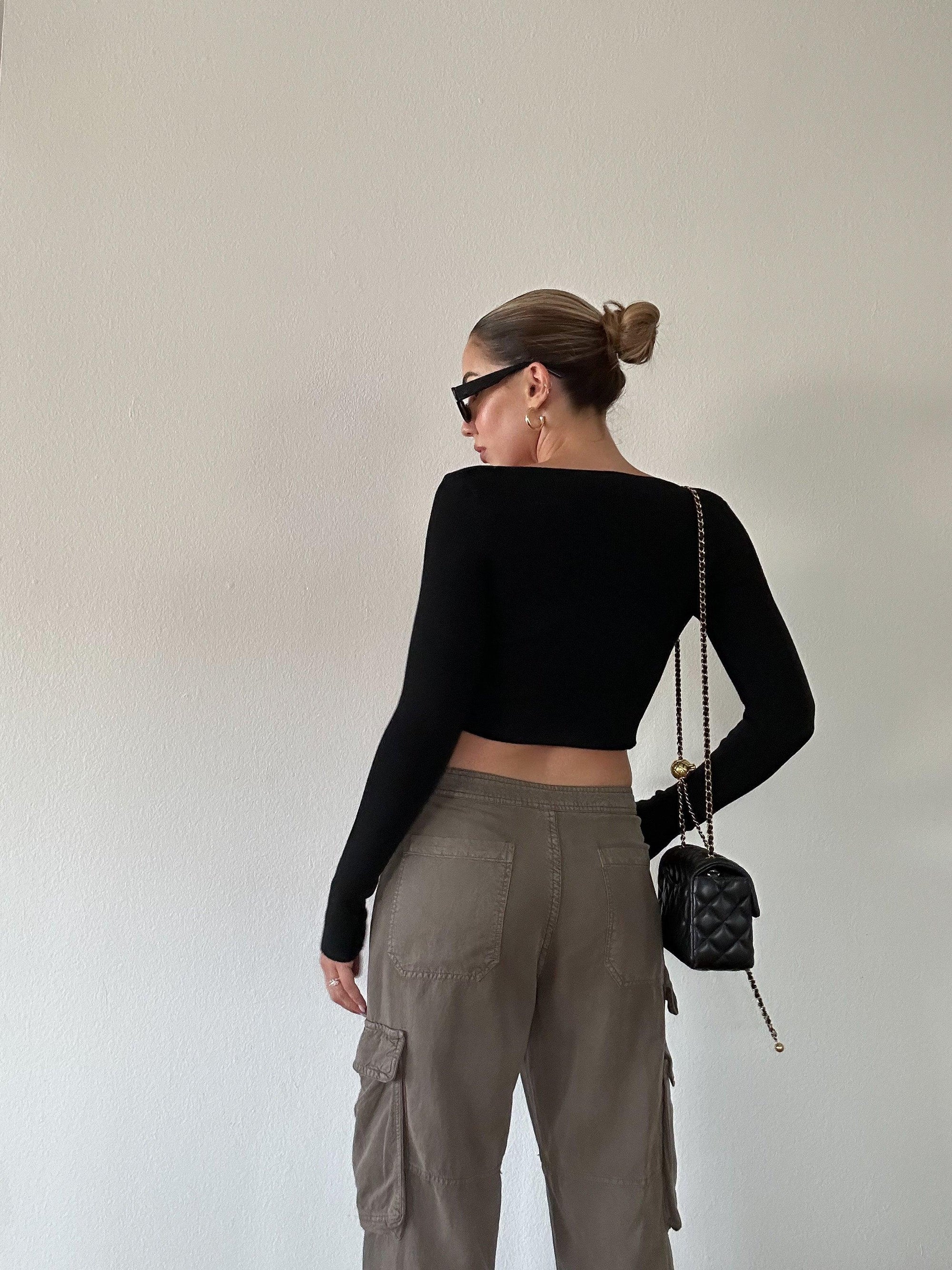 Simple Life Crop Sweater - SHOPLUNAB
