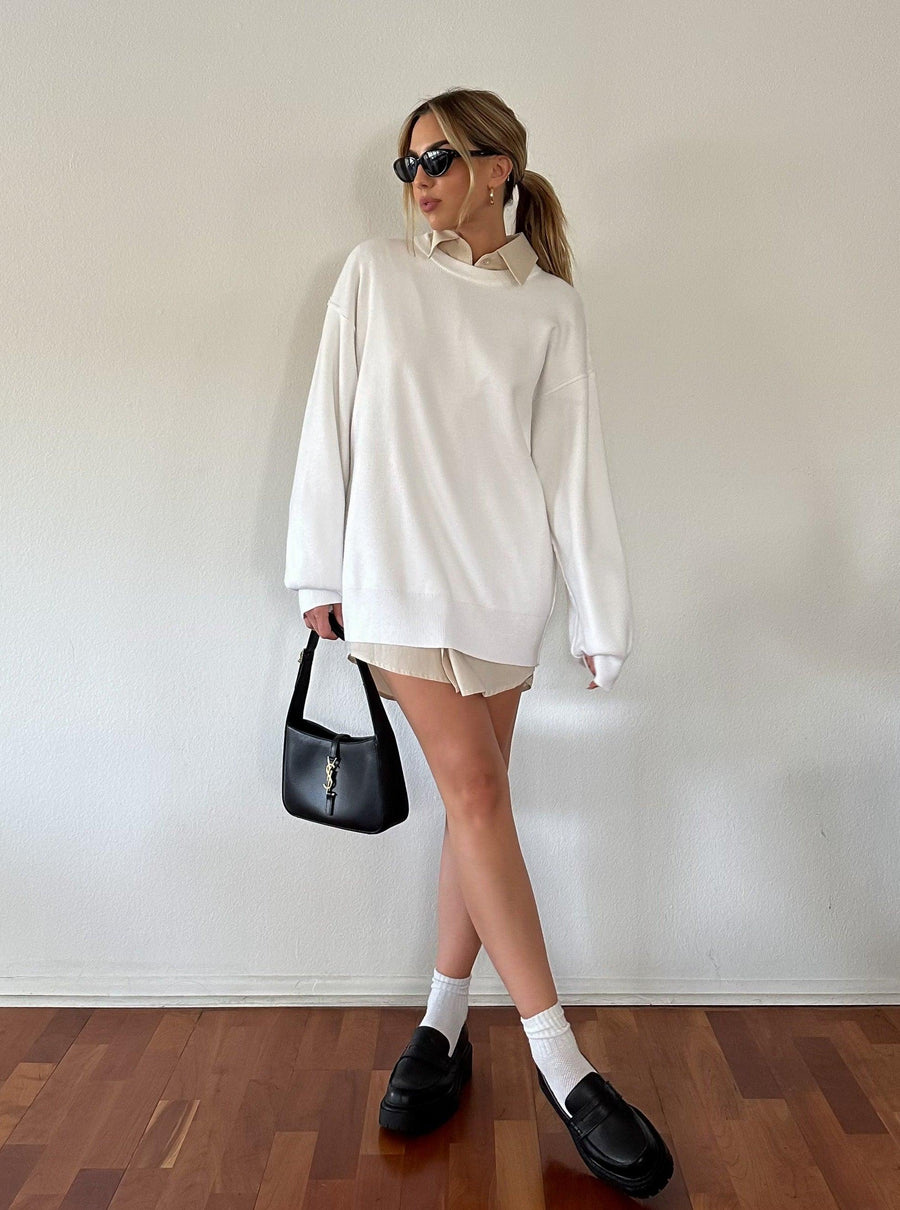 Snow On The Beach Sweater - SHOPLUNAB