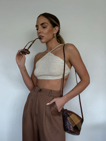 Imogen Crop Top by For Love & Lemons - FINAL SALE – SHOPLUNAB